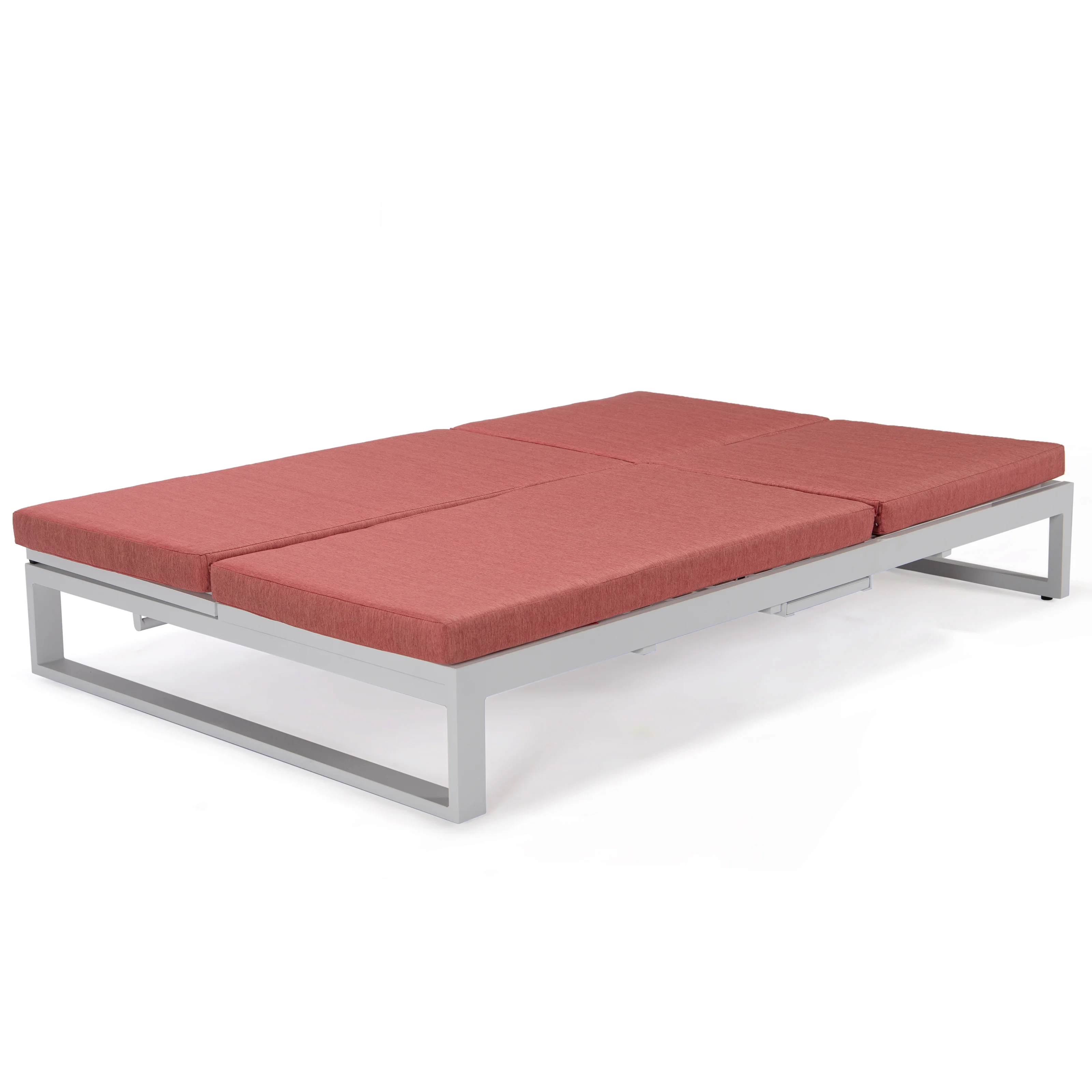 Chelsea Convertible Lounge Reclining Double Chaise With Cushions