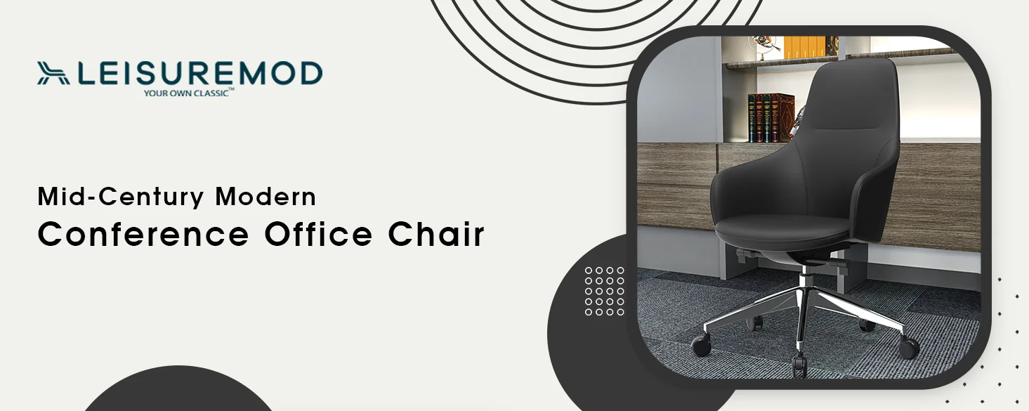 Celeste Series Office Chair in Black Leather