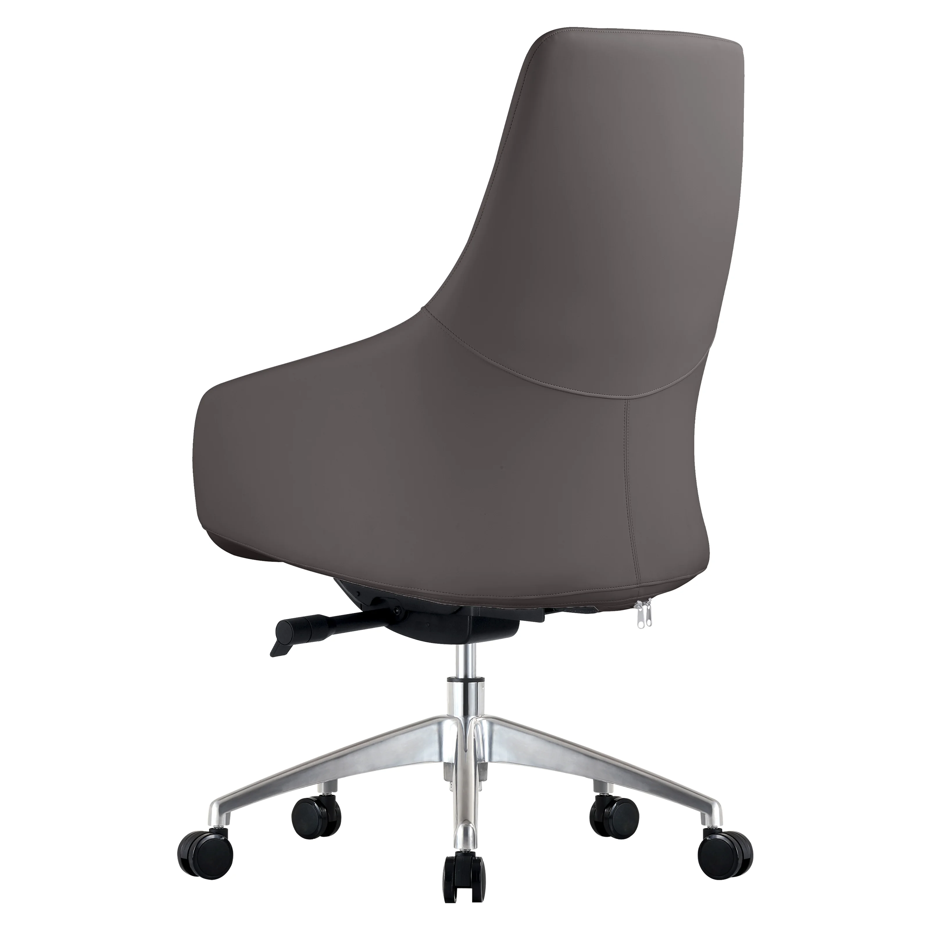 Celeste Series Office Chair in Grey Leather