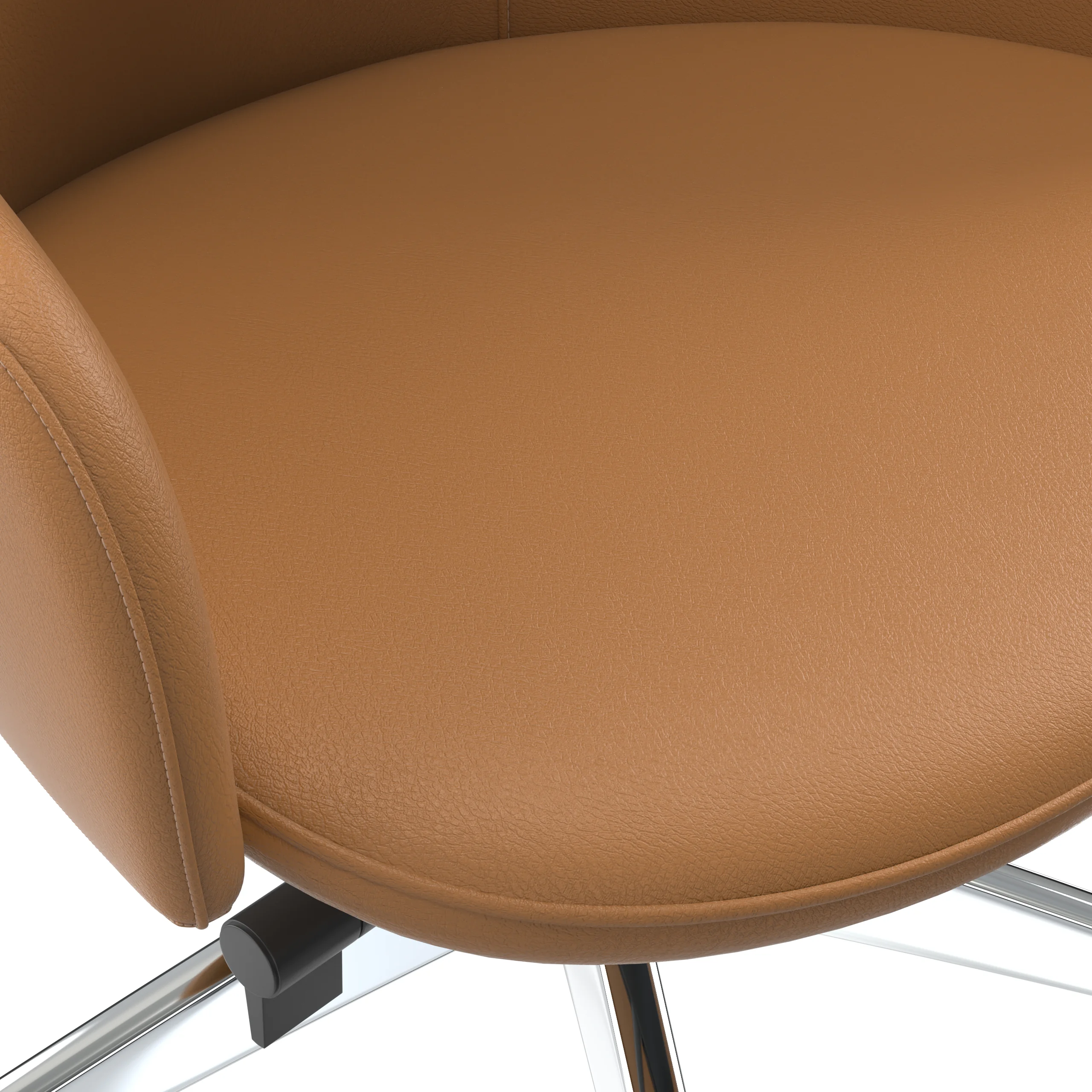 Celeste Series Office Chair in Acorn Brown Leather