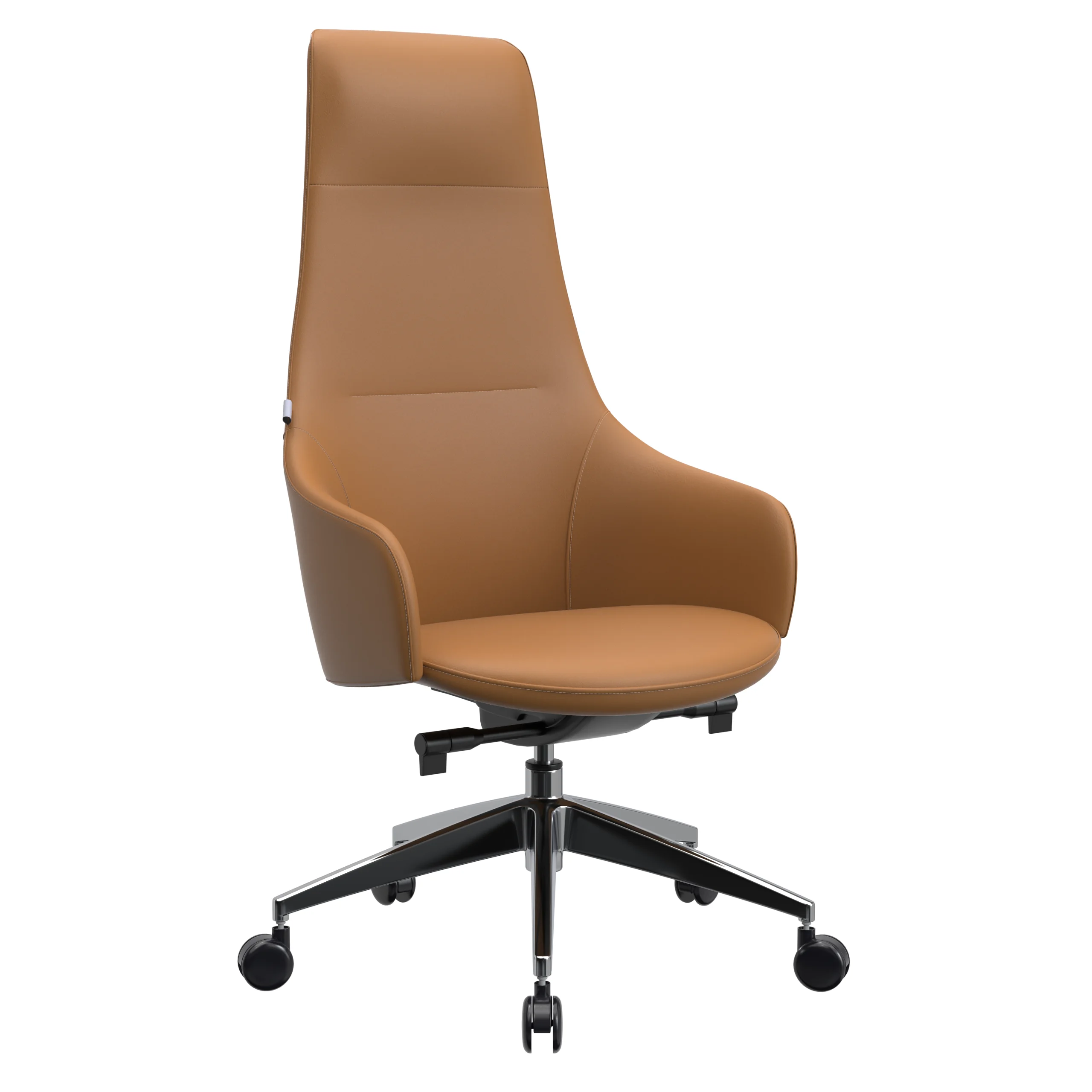 Celeste Series Office Tall Chair in Acorn Brown Leather