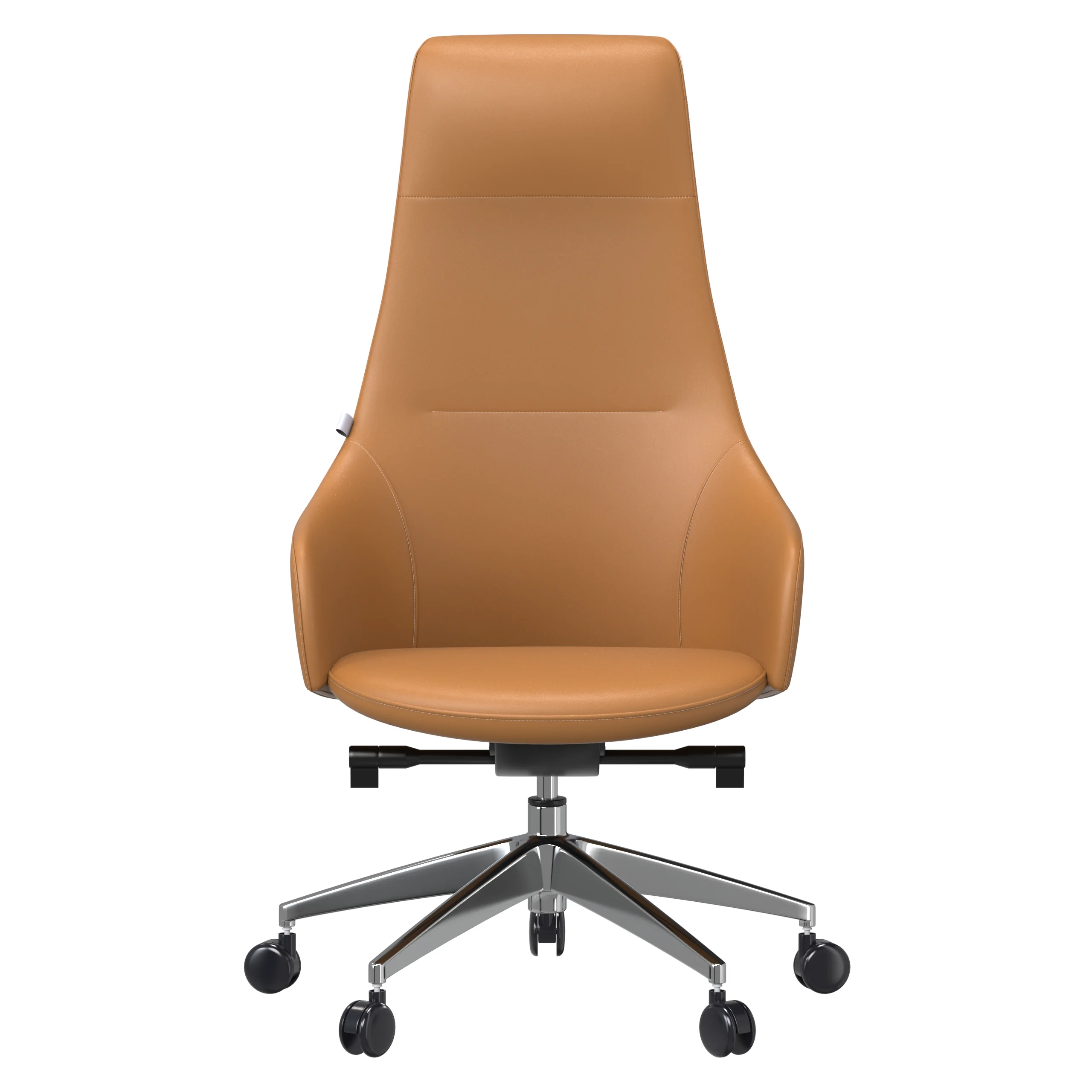 Celeste Series Office Tall Chair in Acorn Brown Leather
