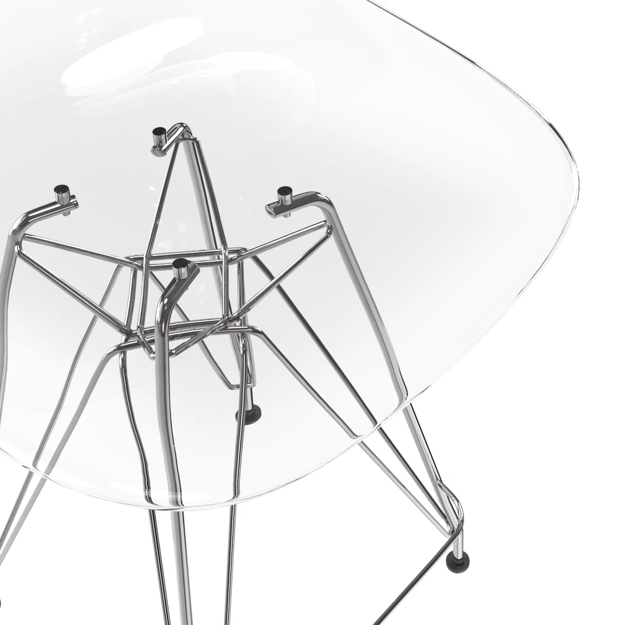 Cresco Molded Eiffel Side Chair