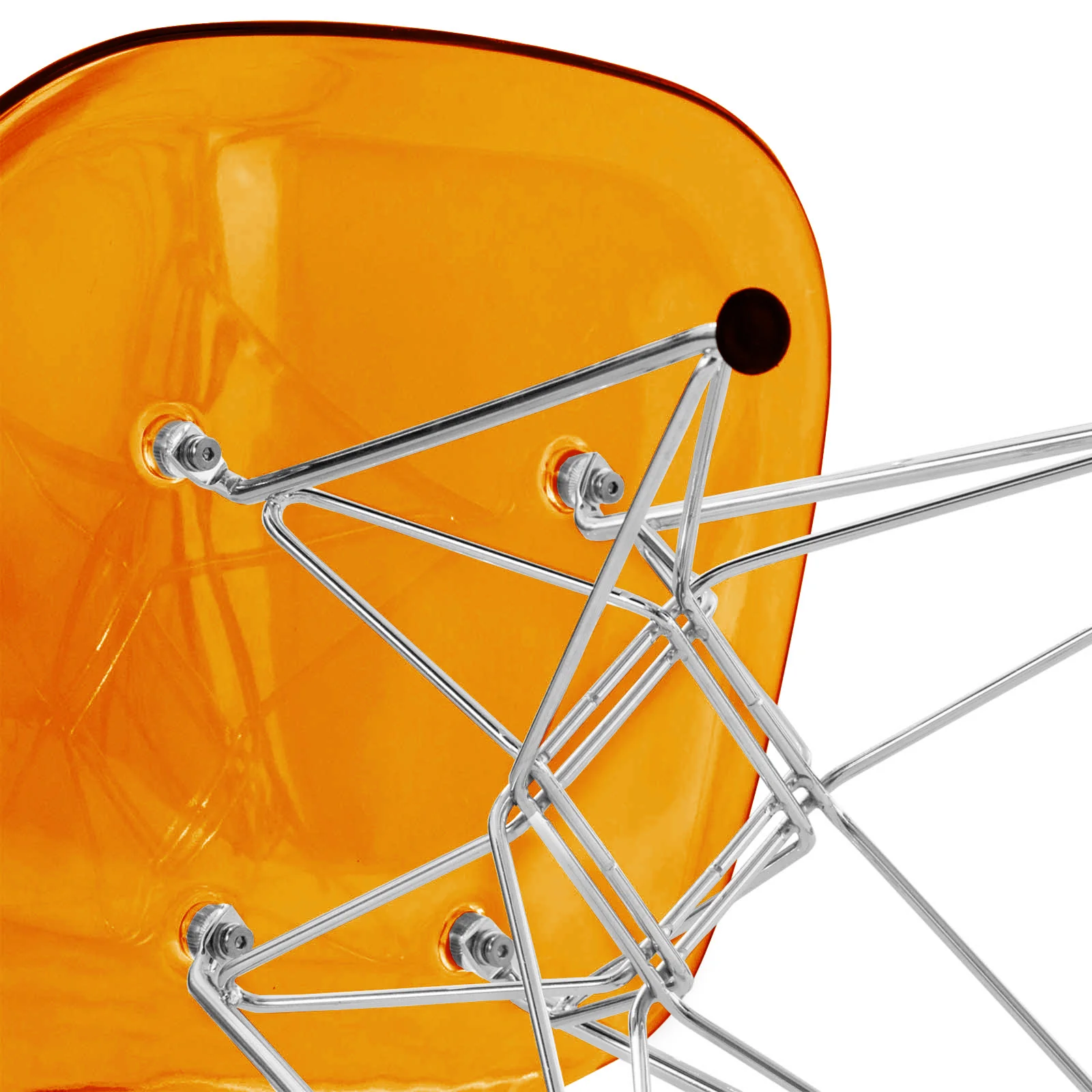 Cresco Molded Eiffel Side Chair, Set of 4