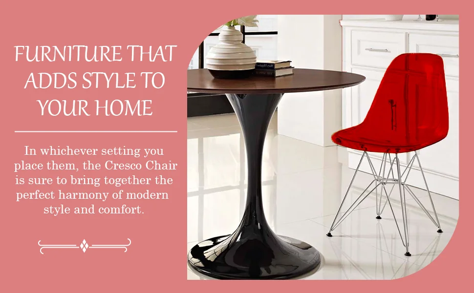 Cresco Molded Eiffel Side Chair