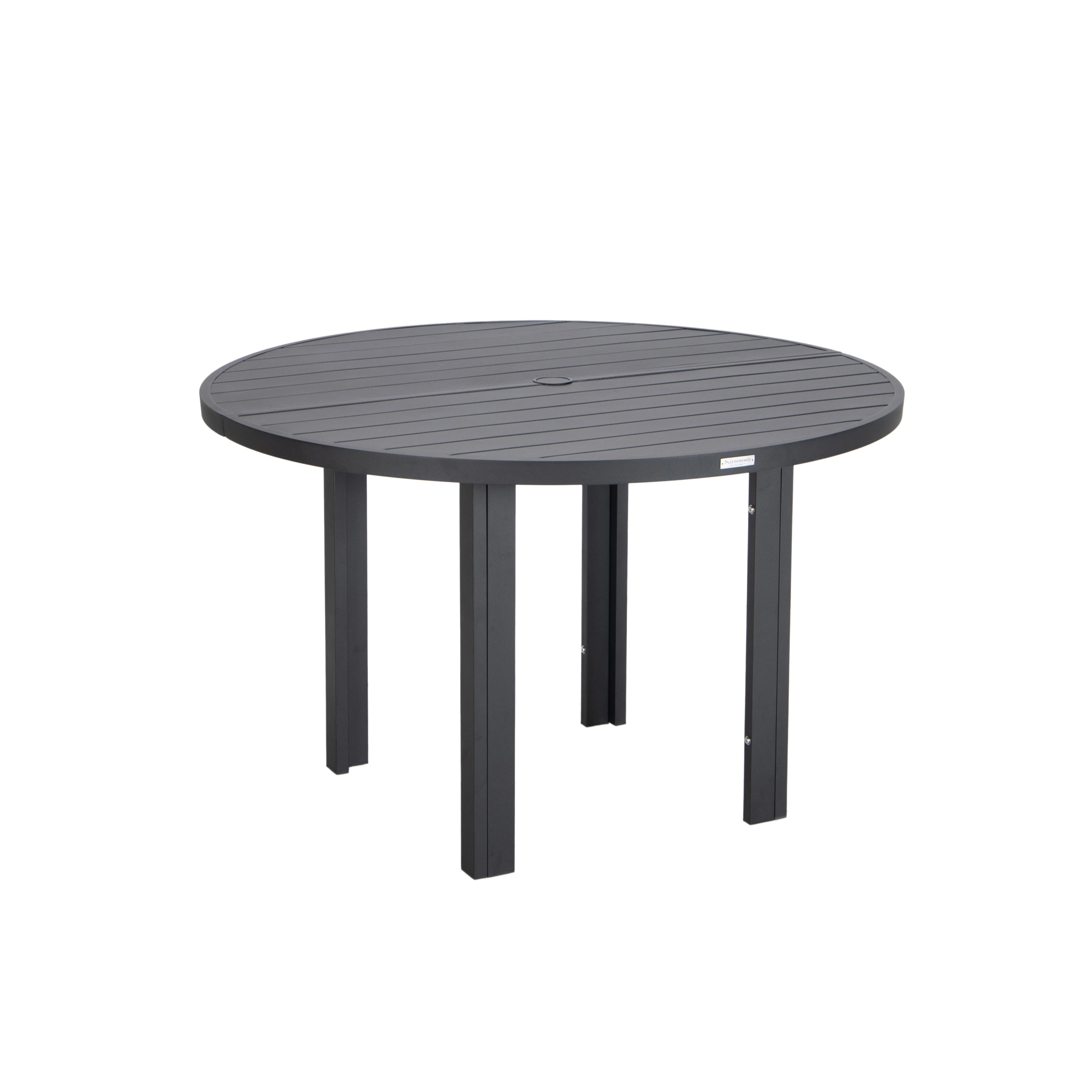 Chelsea 48? Round Outdoor Aluminum Dining Table for Patio