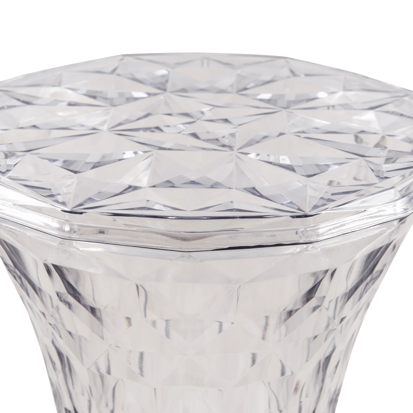 Diamond Shaped Modern Vanity Clio Stool/Side Table