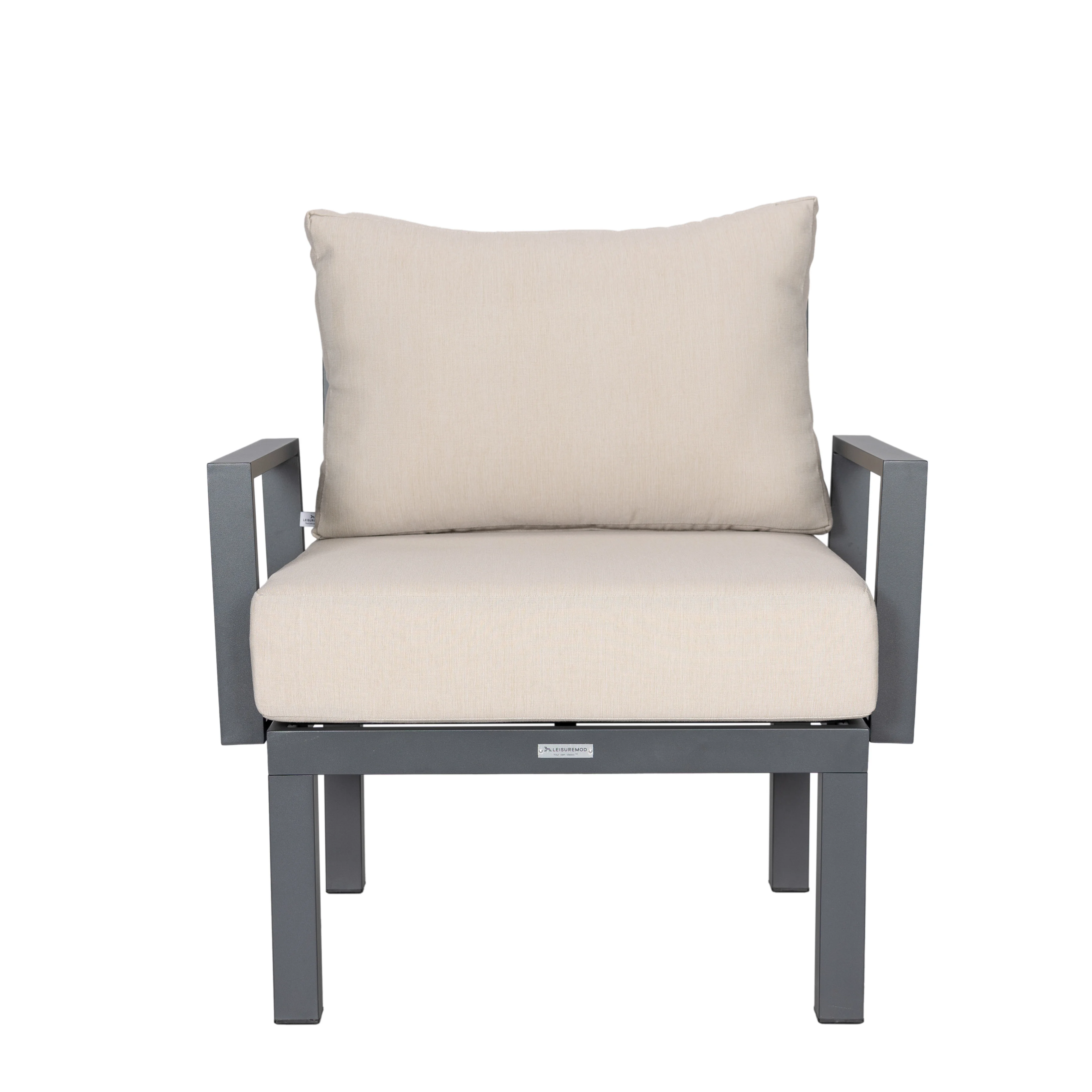 Chelsea 7-Piece Patio Sectional And Fire Pit Table Black Aluminum With Cushions