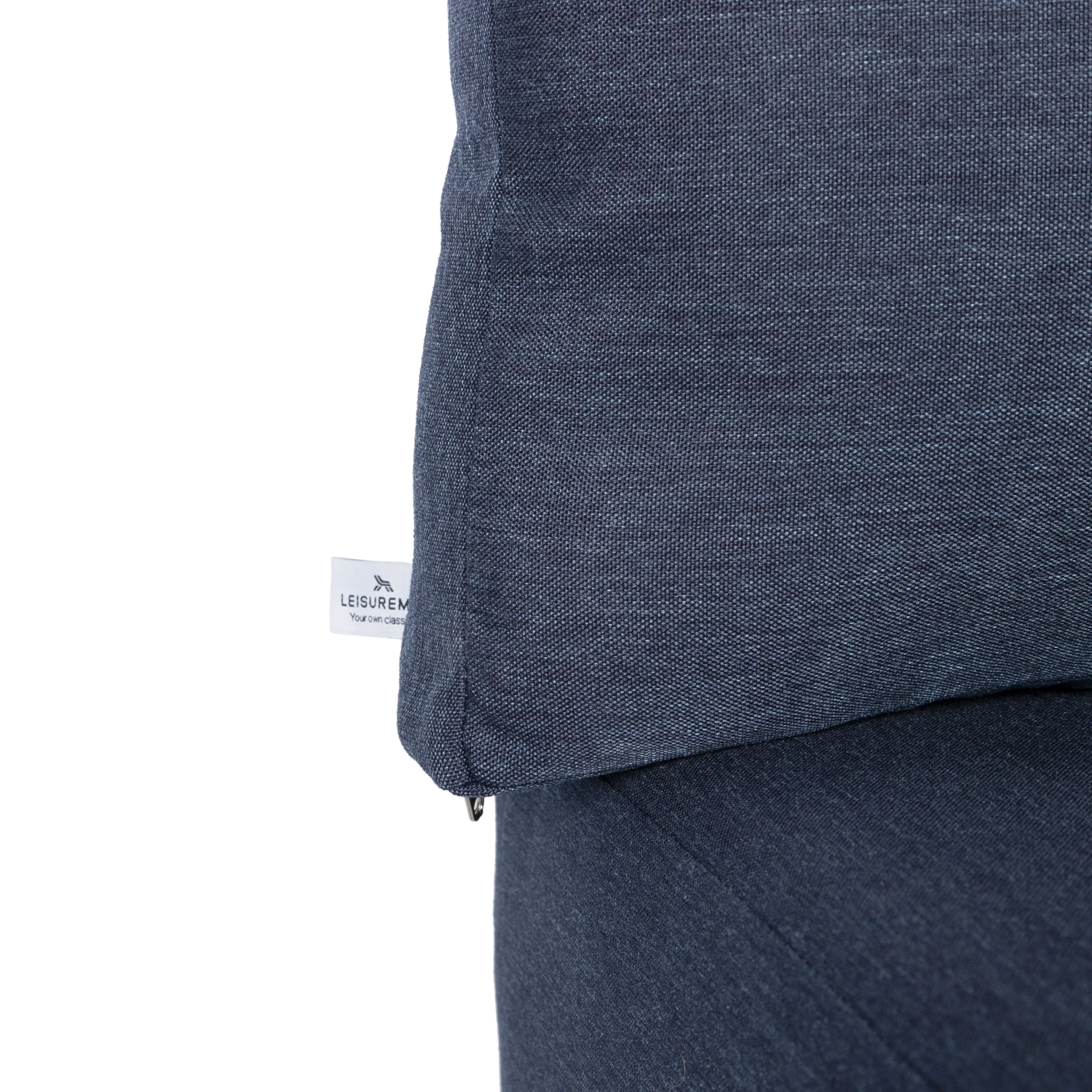 Chelsea 7-Piece Patio Sectional And Coffee Table Set Black Aluminum With Cushions