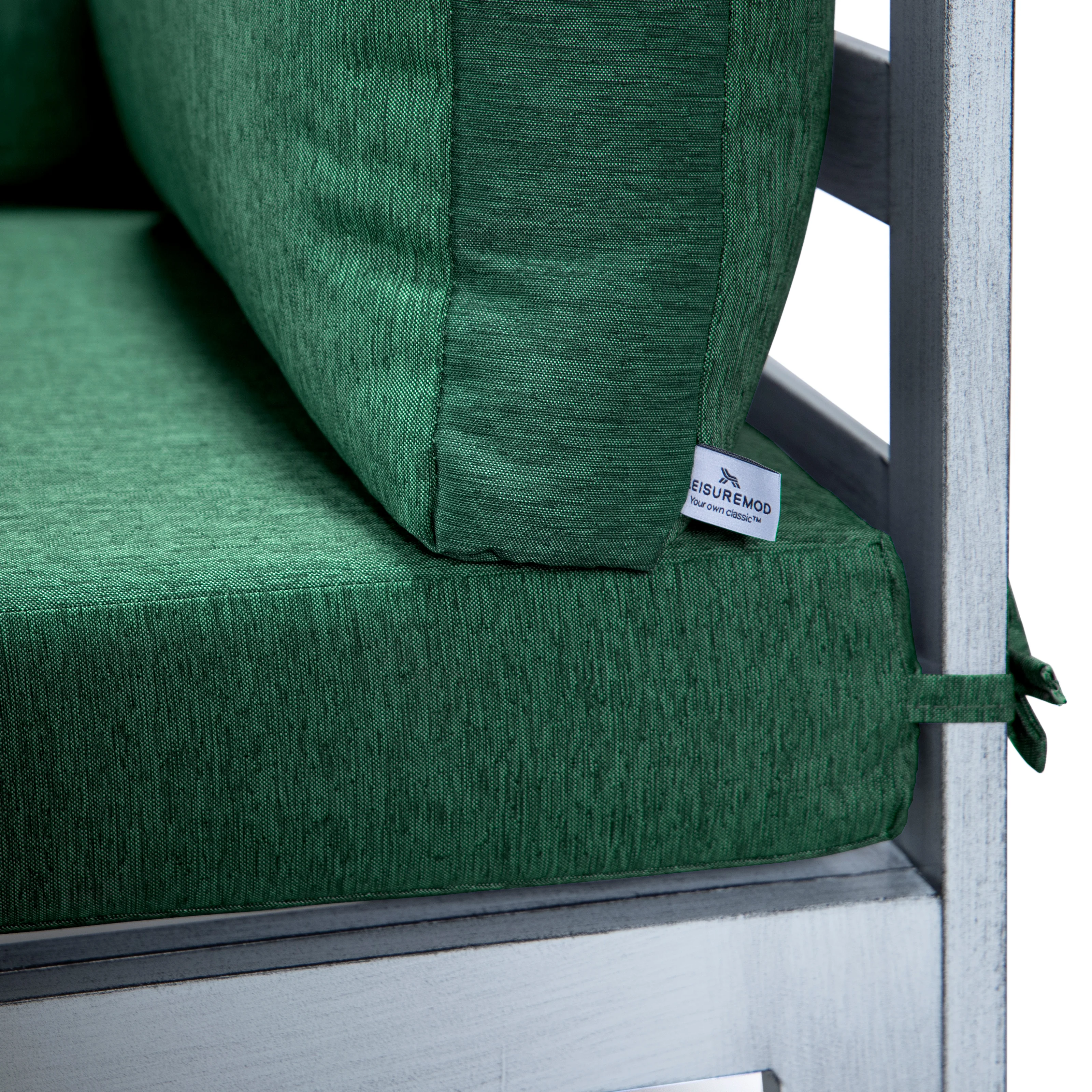 Chelsea 7-Piece Patio Sectional And Coffee Table Set Weathered Grey Aluminum With Cushions