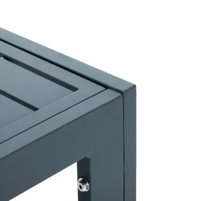 Chelsea Patio Coffee Table With Black Aluminum