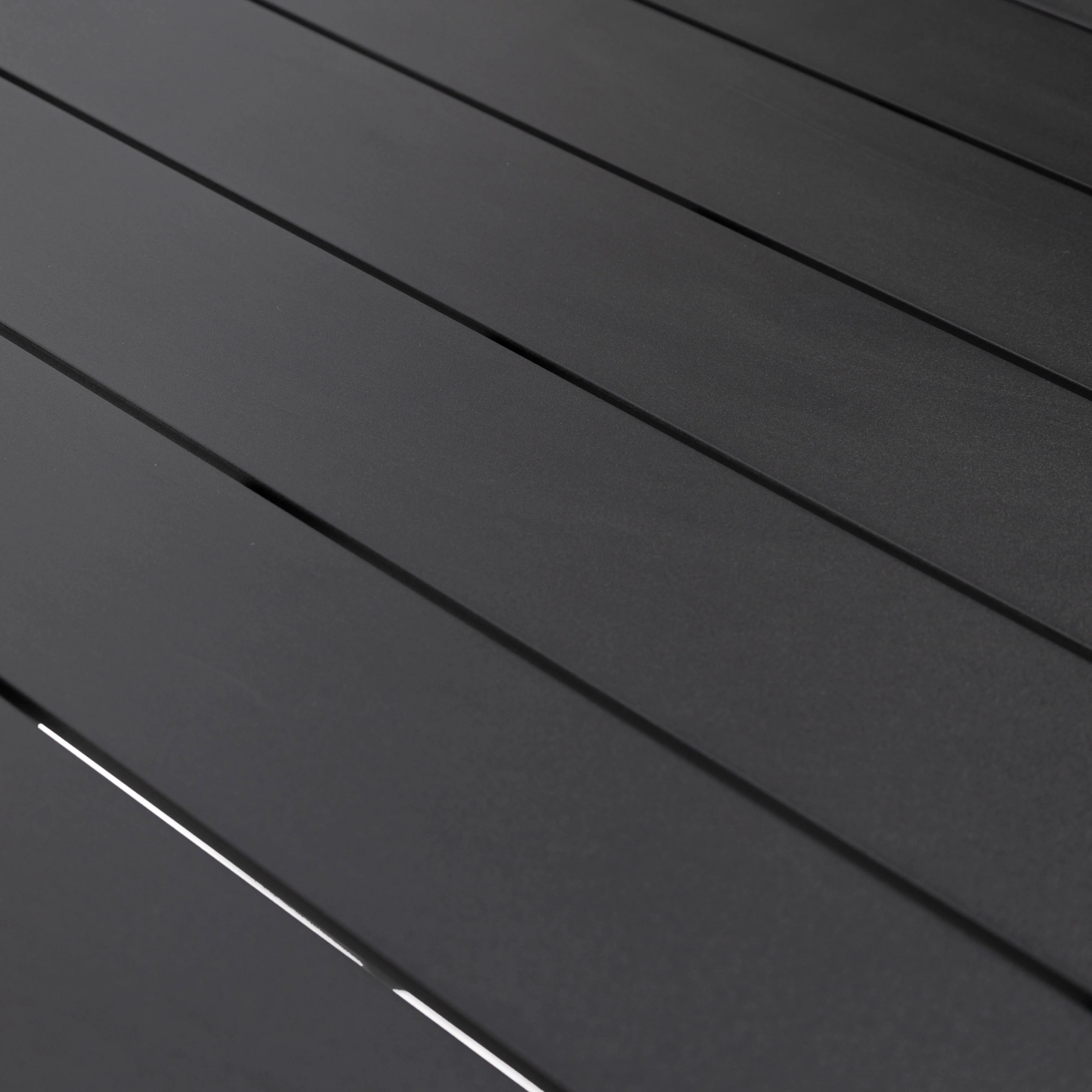 Chelsea Aluminum Outdoor 87" Dining Table in Black