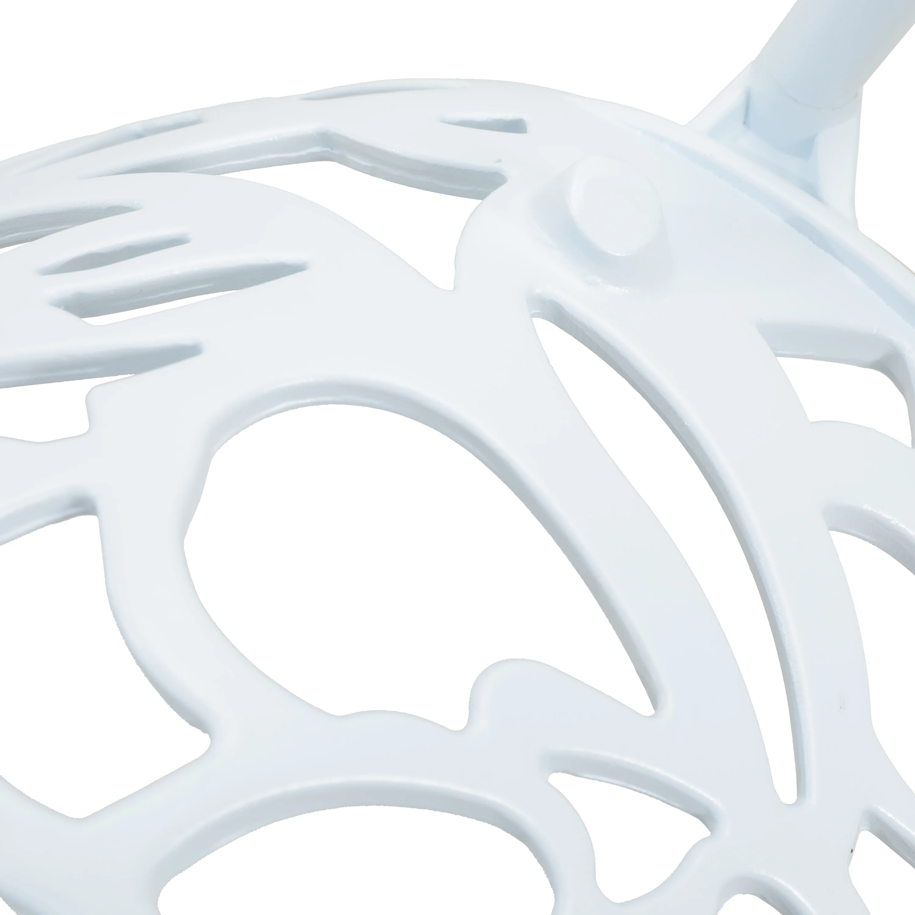 Devon Mid-Century Modern Aluminum Bar Stool with Powder Coated Frame and Footrest