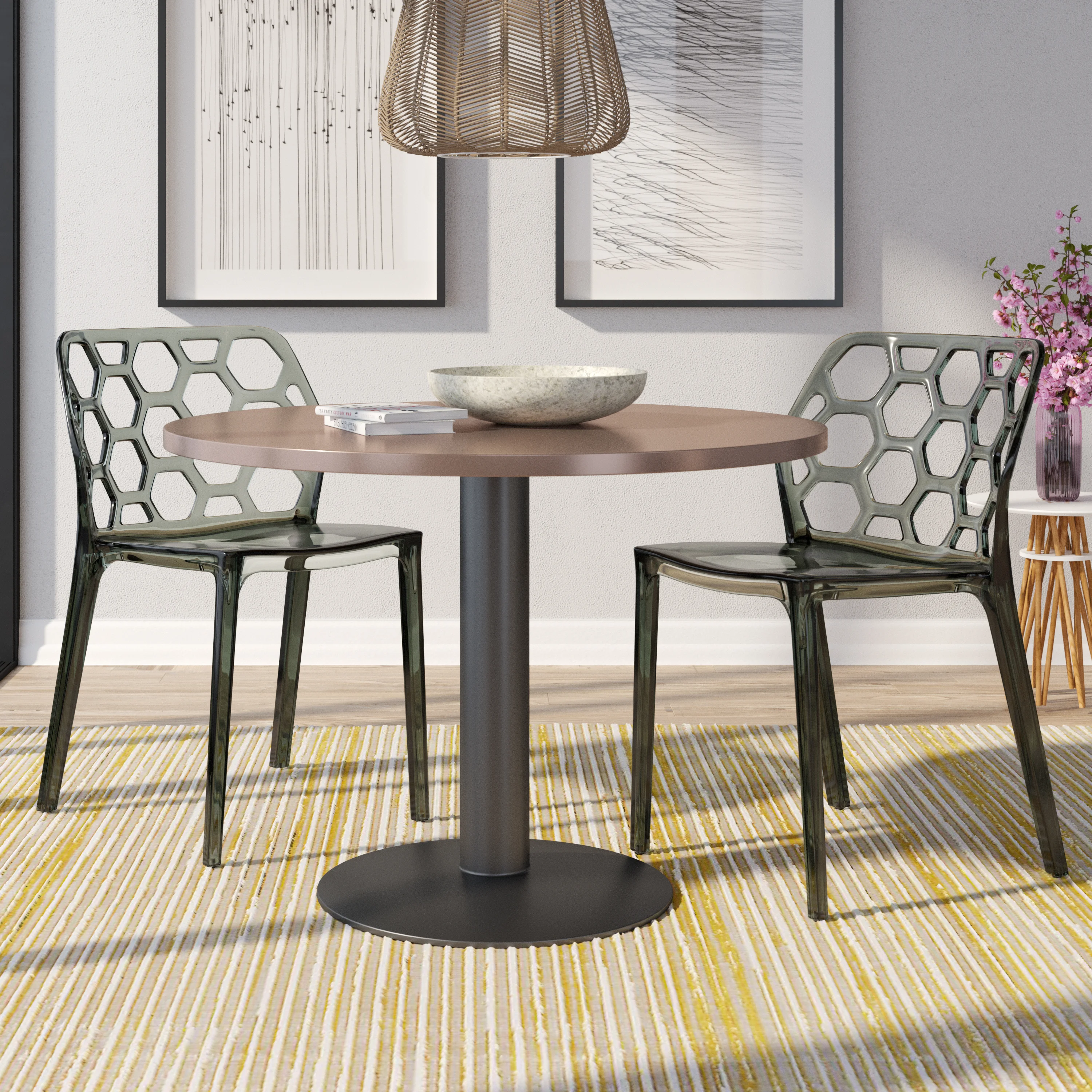 Modern Dynamic Dining Chair, Set of 2