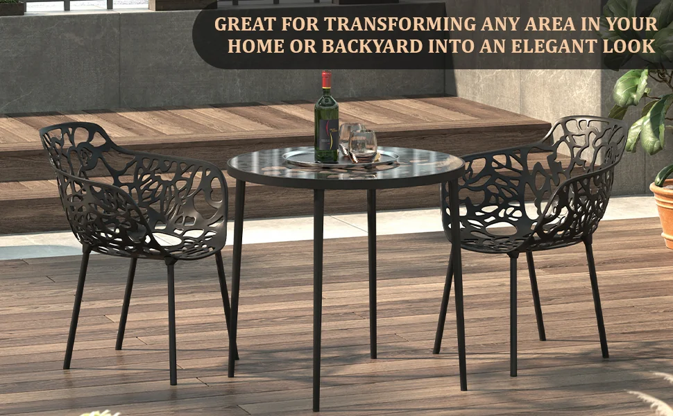 Modern Devon Aluminum Armchair