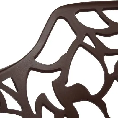 Modern Devon Aluminum Armchair, Set of 2