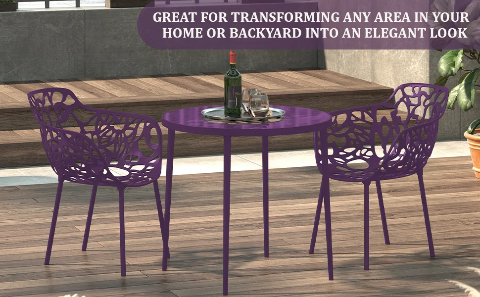 Modern Devon Aluminum Armchair