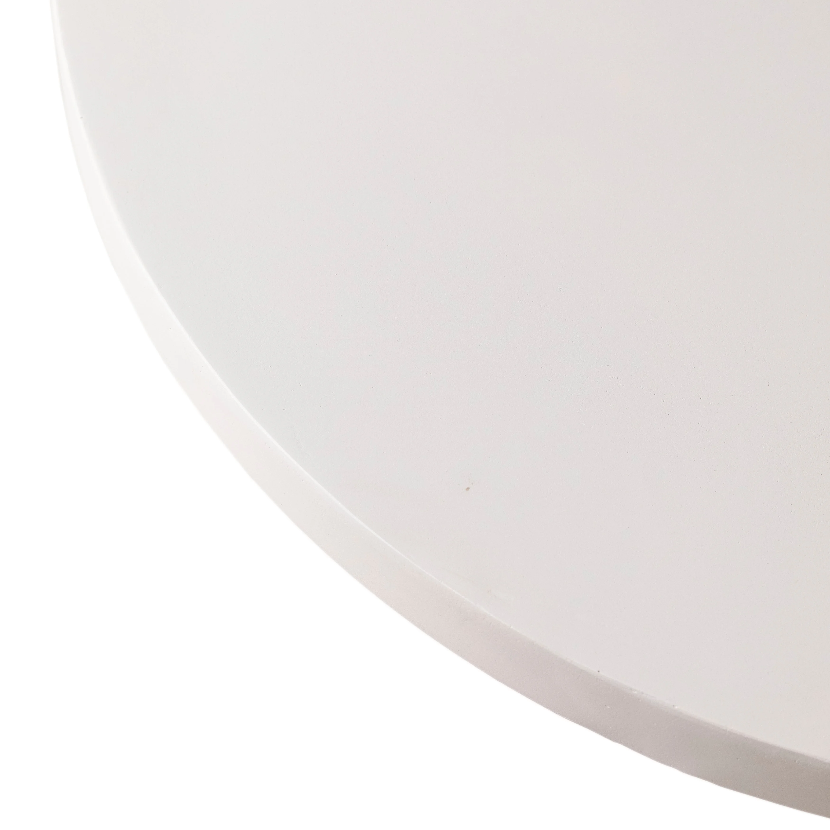 Dune Collection Fiberglass Outdoor Coffee Table In White