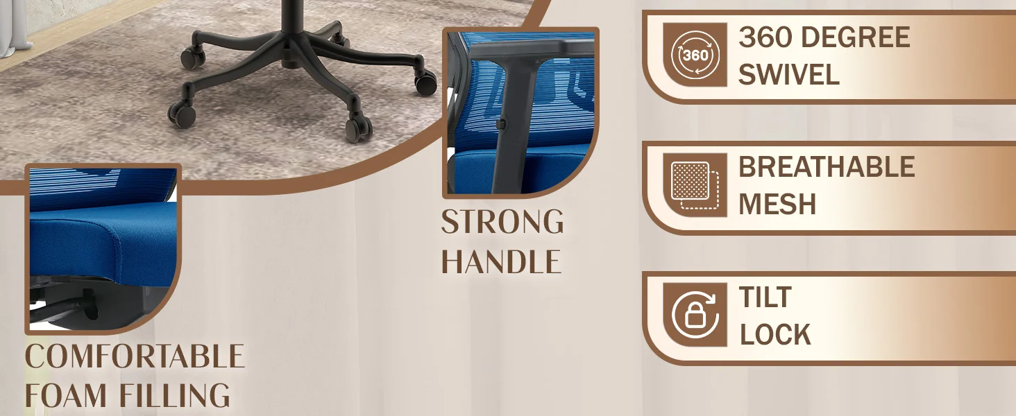 Office Dale Series Office Task Chair In Blue