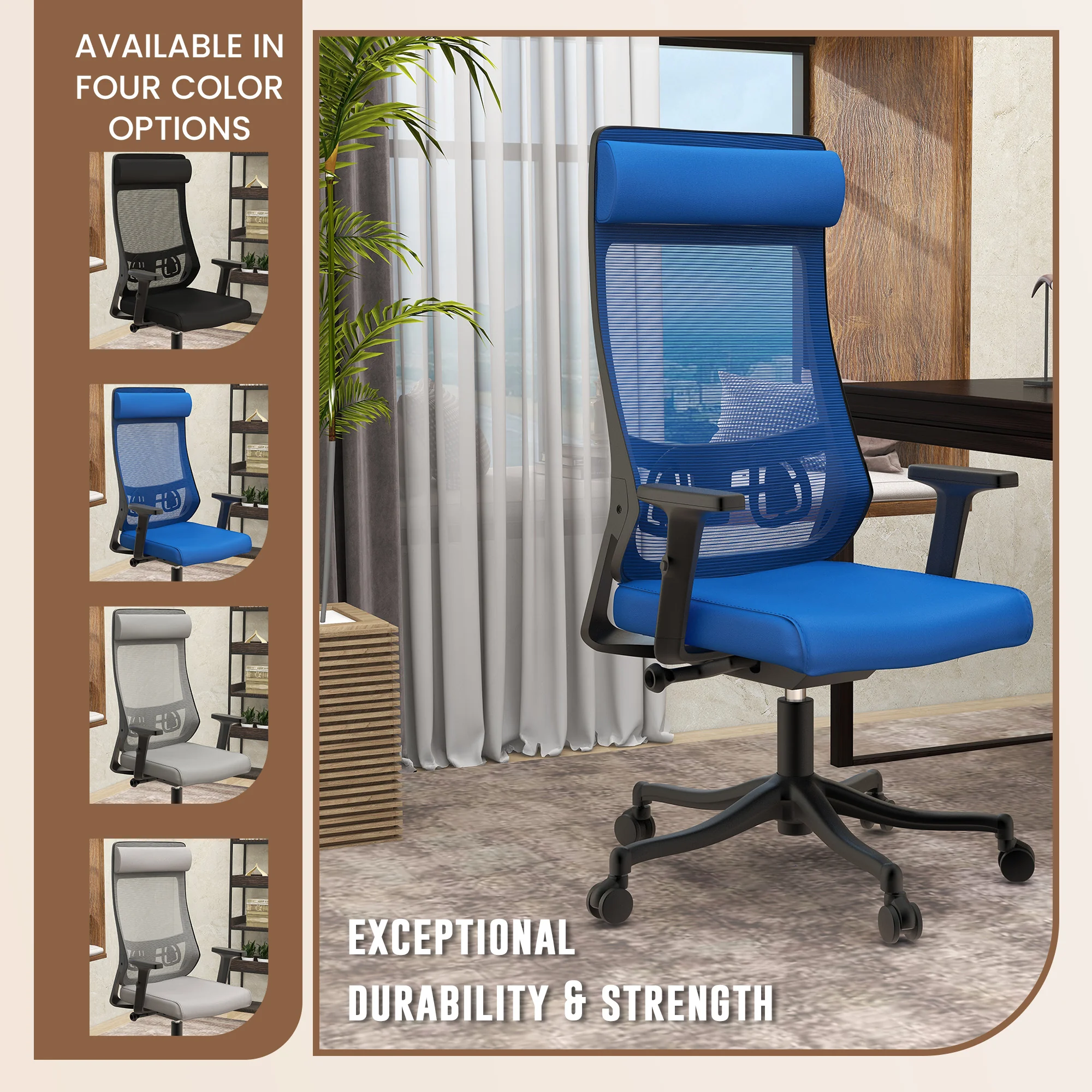 Office Dale Series Office Task Chair In Blue