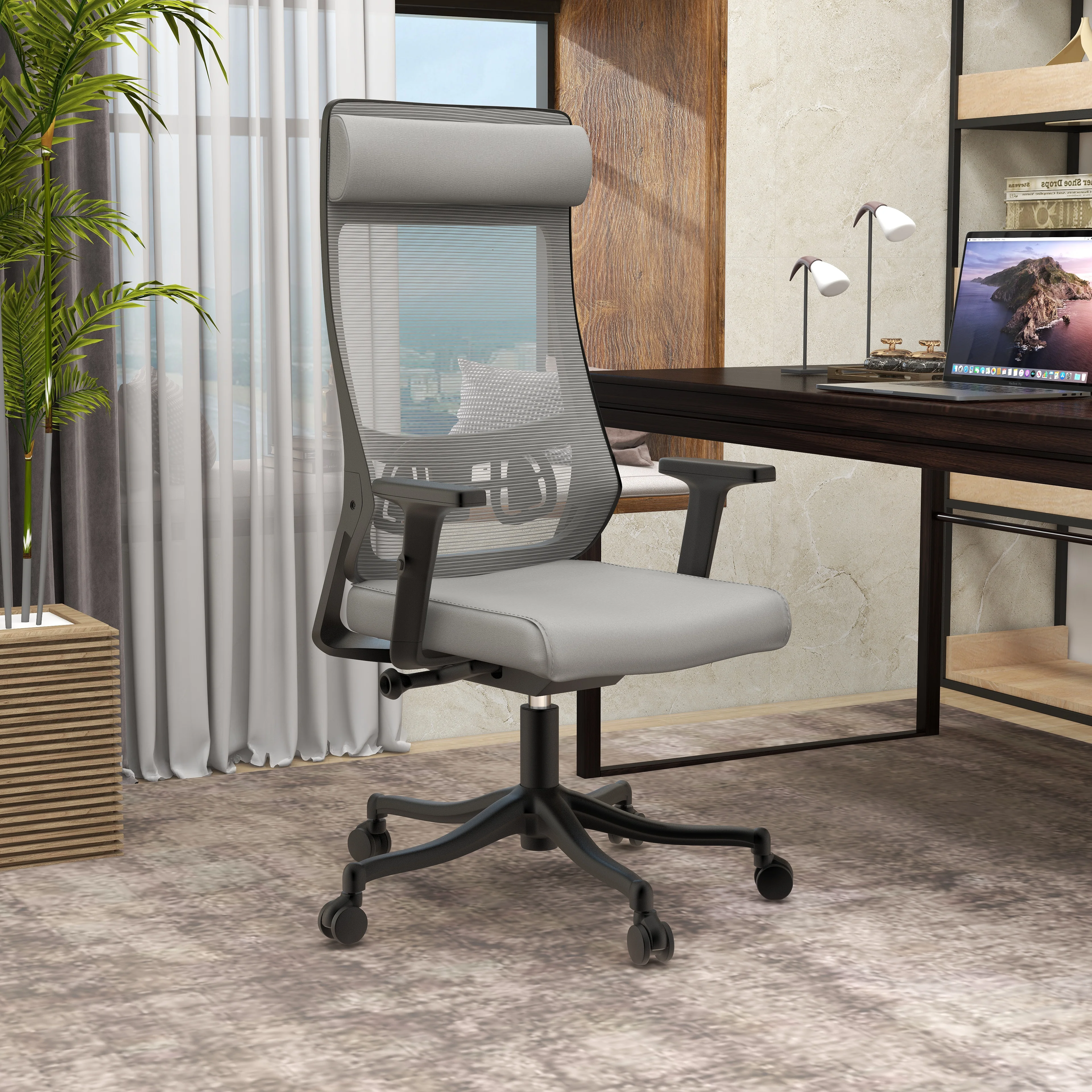 Office Dale Series Office Task Chair In Grey