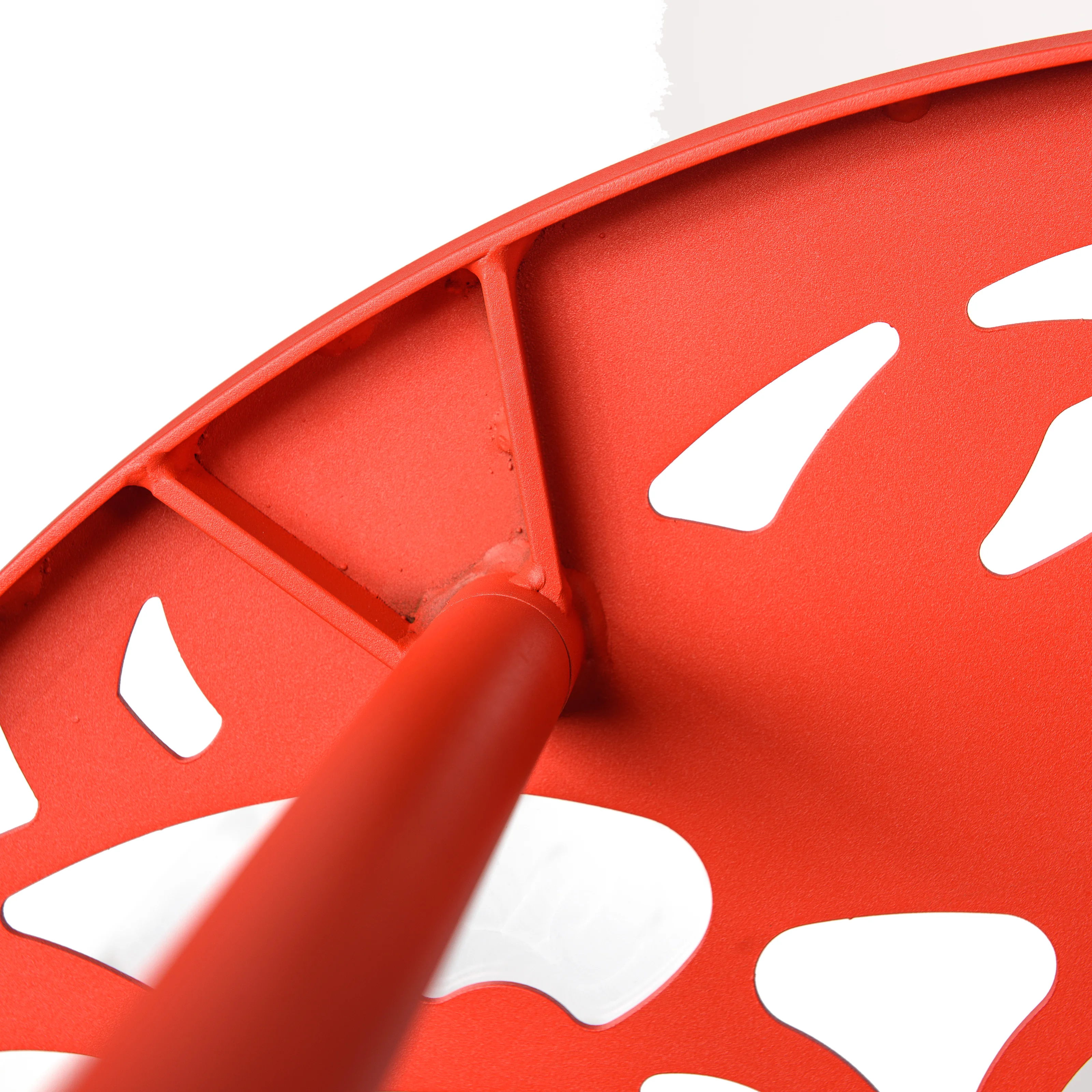 Devon Mid-Century Modern 5-Piece Aluminum Outdoor Patio Dining Set with Tempered Glass Top Table and 4 Stackable Flower Design Arm Chairs for Patio, Poolside, Balcony, and Backyard Garden