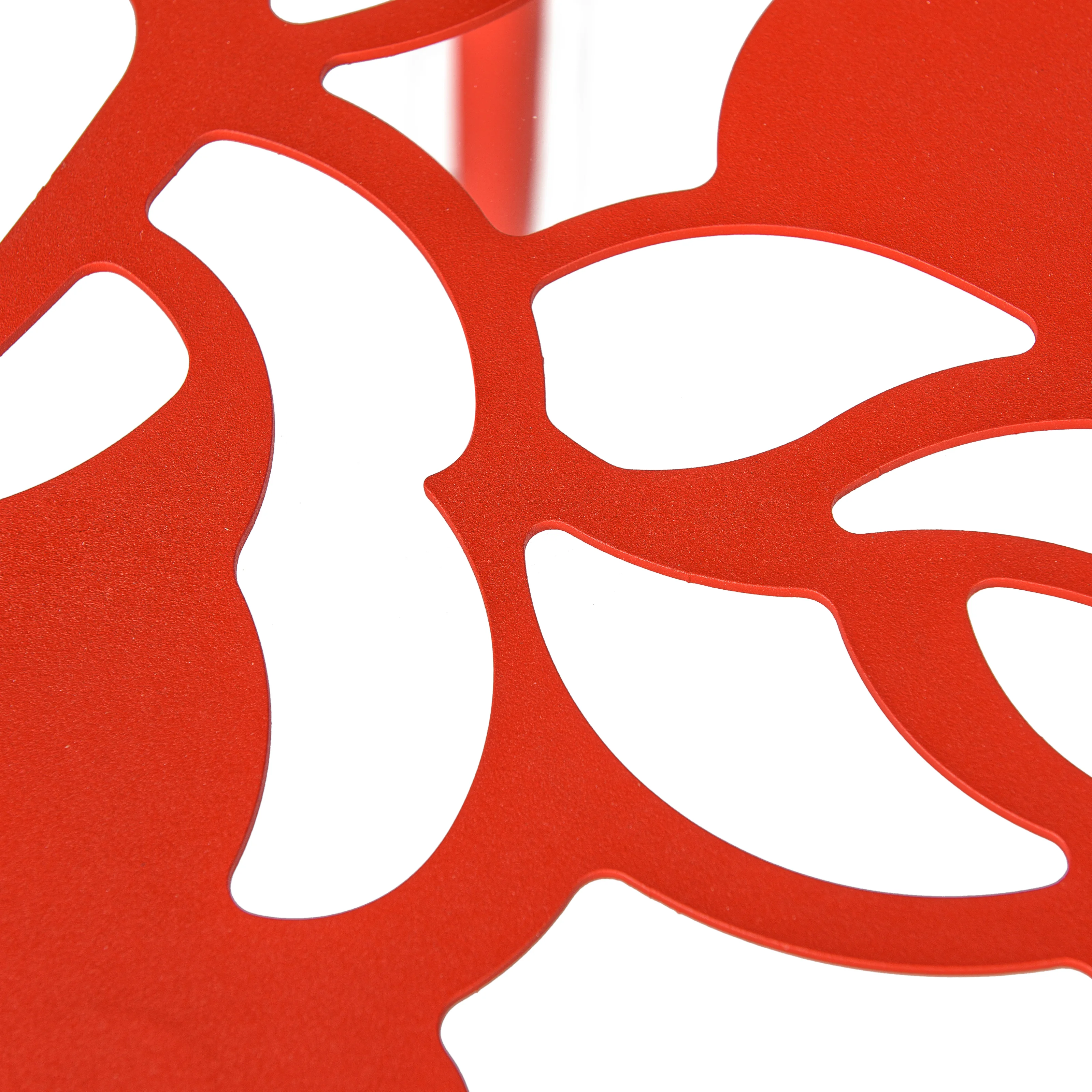 Devon Tree Design Glass Top Aluminum Base Indoor Outdoor Bistro Dining Table