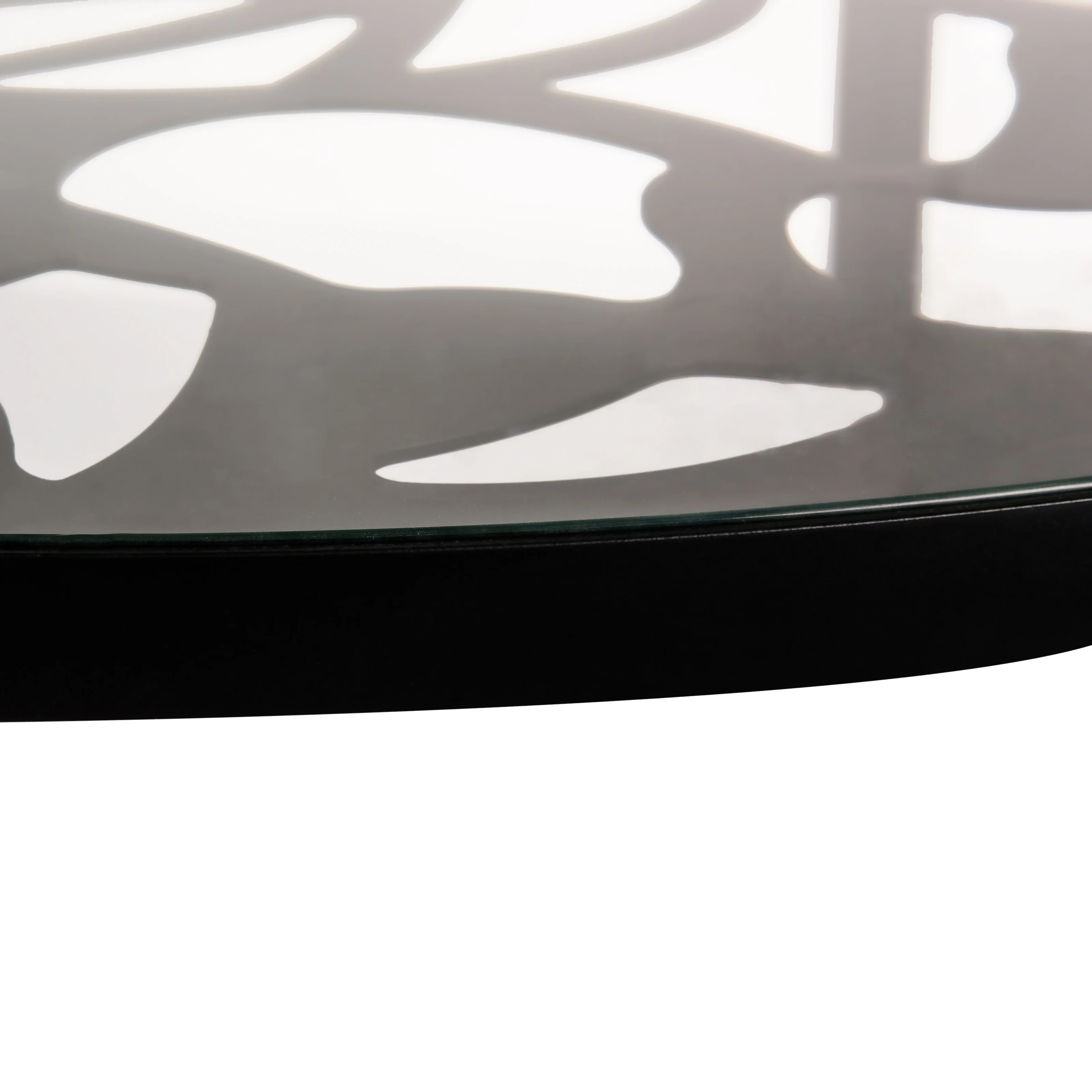 Devon Tree Design Glass Top Aluminum Base Indoor Outdoor Dining Table