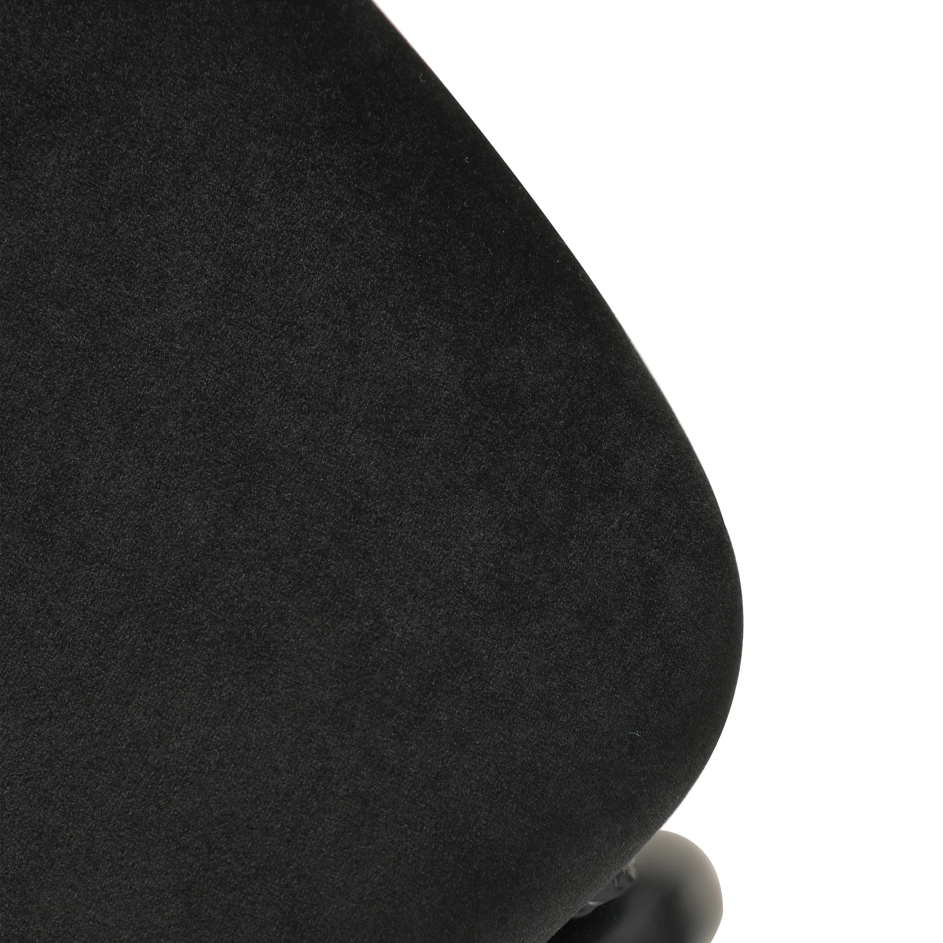 Ervilla Mid-Century Modern Wicker Bar Stool with Fabric Seat and Black Powder Coated Steel Frame, Set of 2 in Black