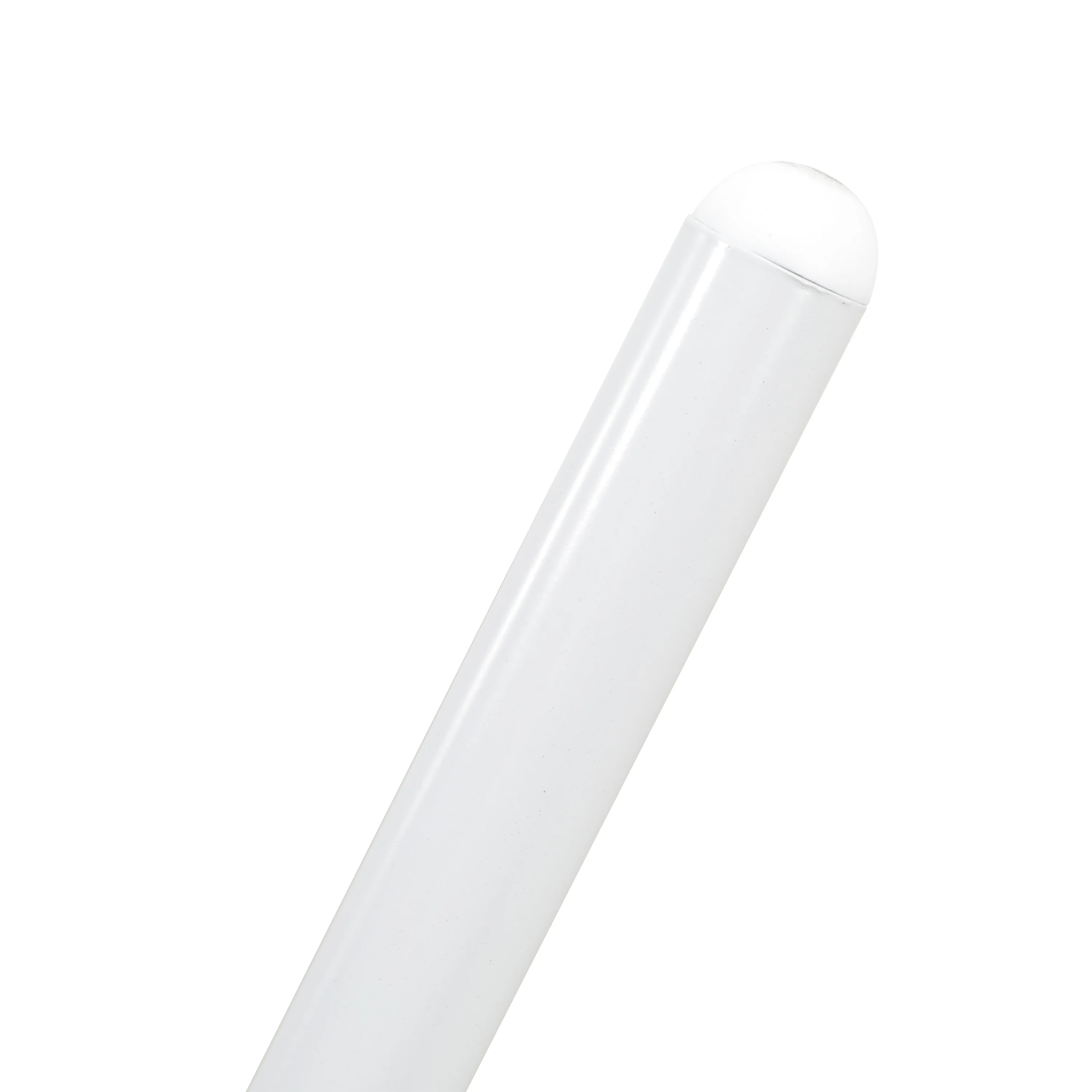 Ervilla Mid-Century Modern Wicker Bar Stool with Fabric Seat and White Powder Coated Steel Frame for Kitchen and Dining Room in White