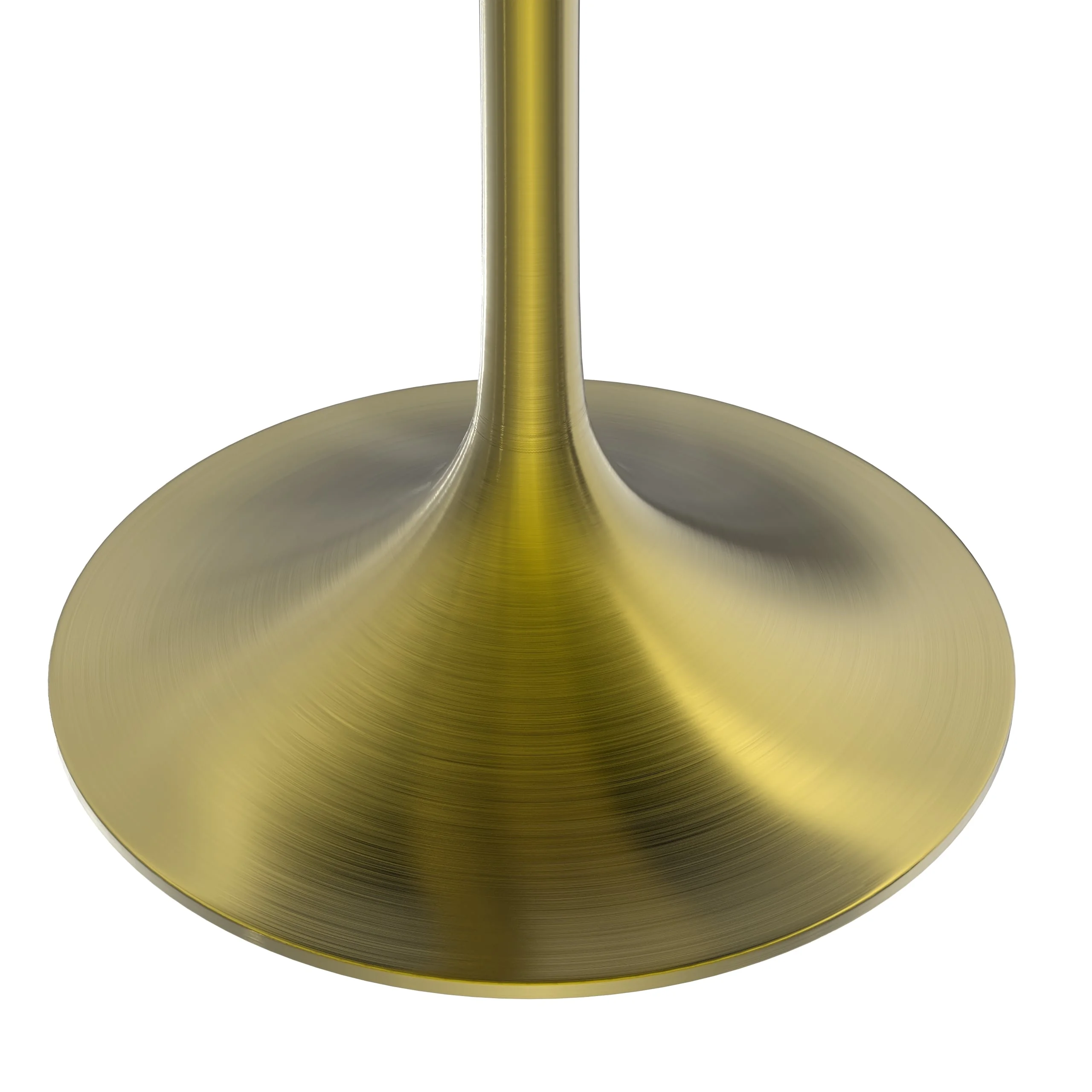 5-Piece Dining Set with 36" Round Dining Table Black MDF Top and Gold Base with 4 Velvet Dining Chairs in Black Steel Legs in Black