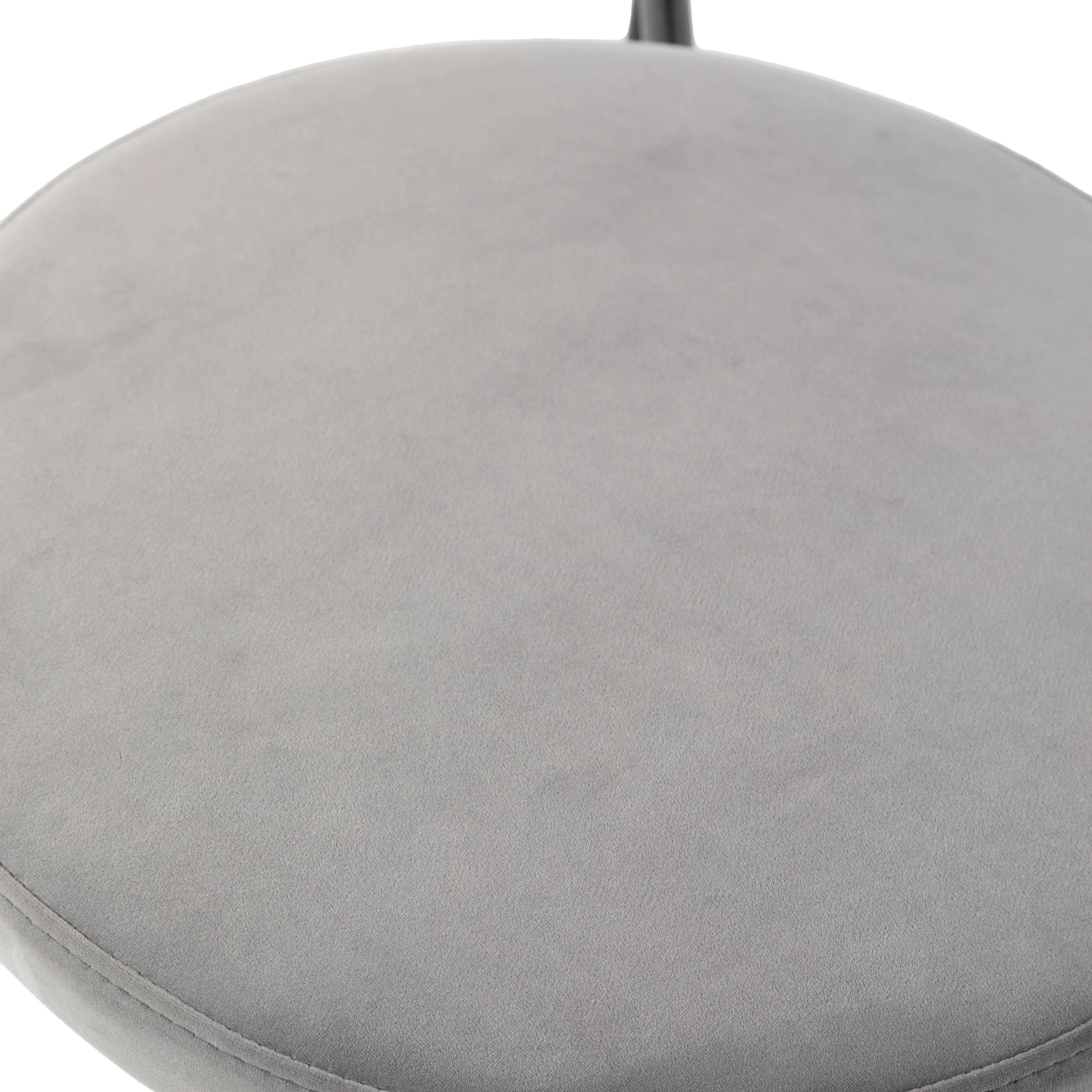 Euston Modern Wicker Dining Chair with Velvet Round Seat