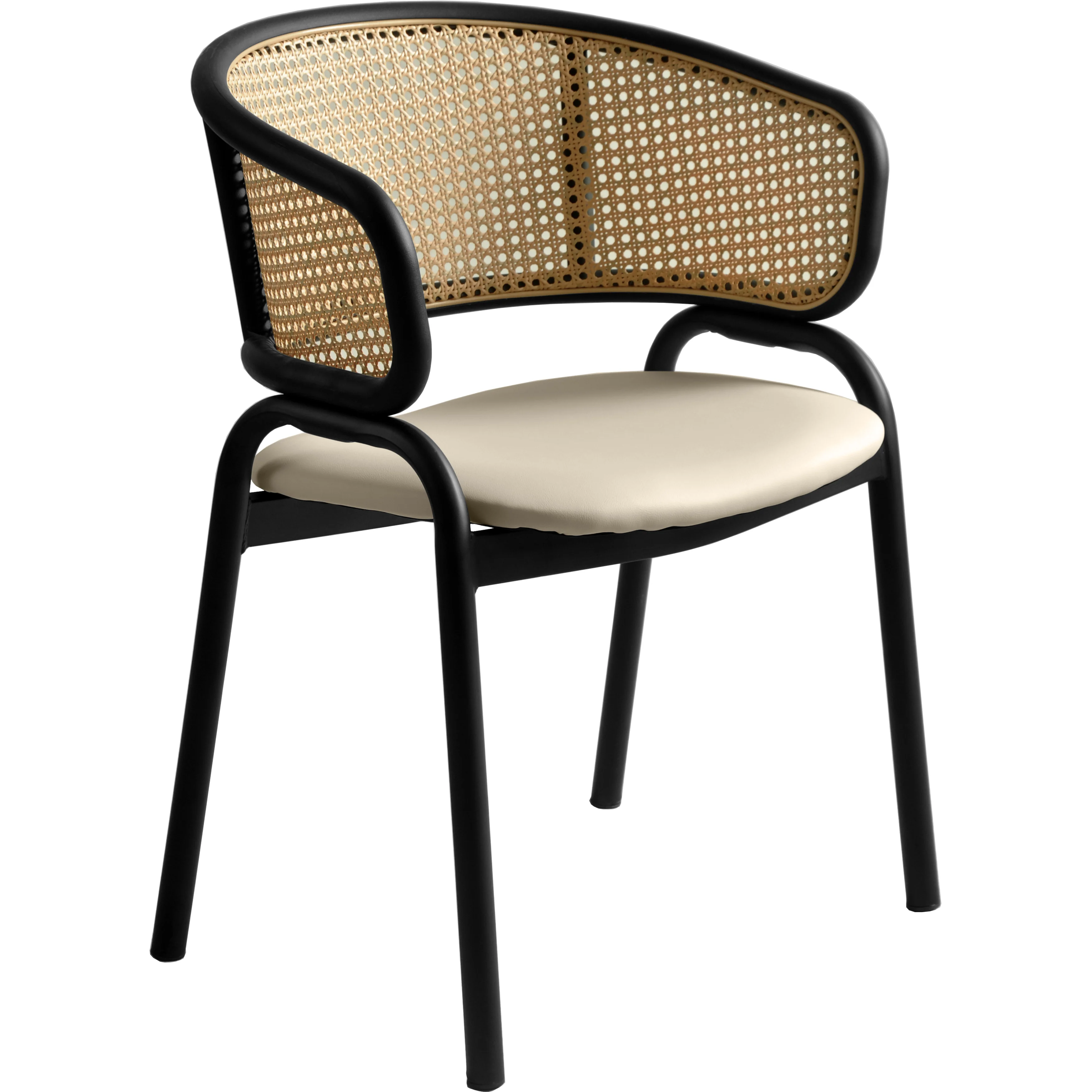 Ervilla - Dining Chair - Beige Leather