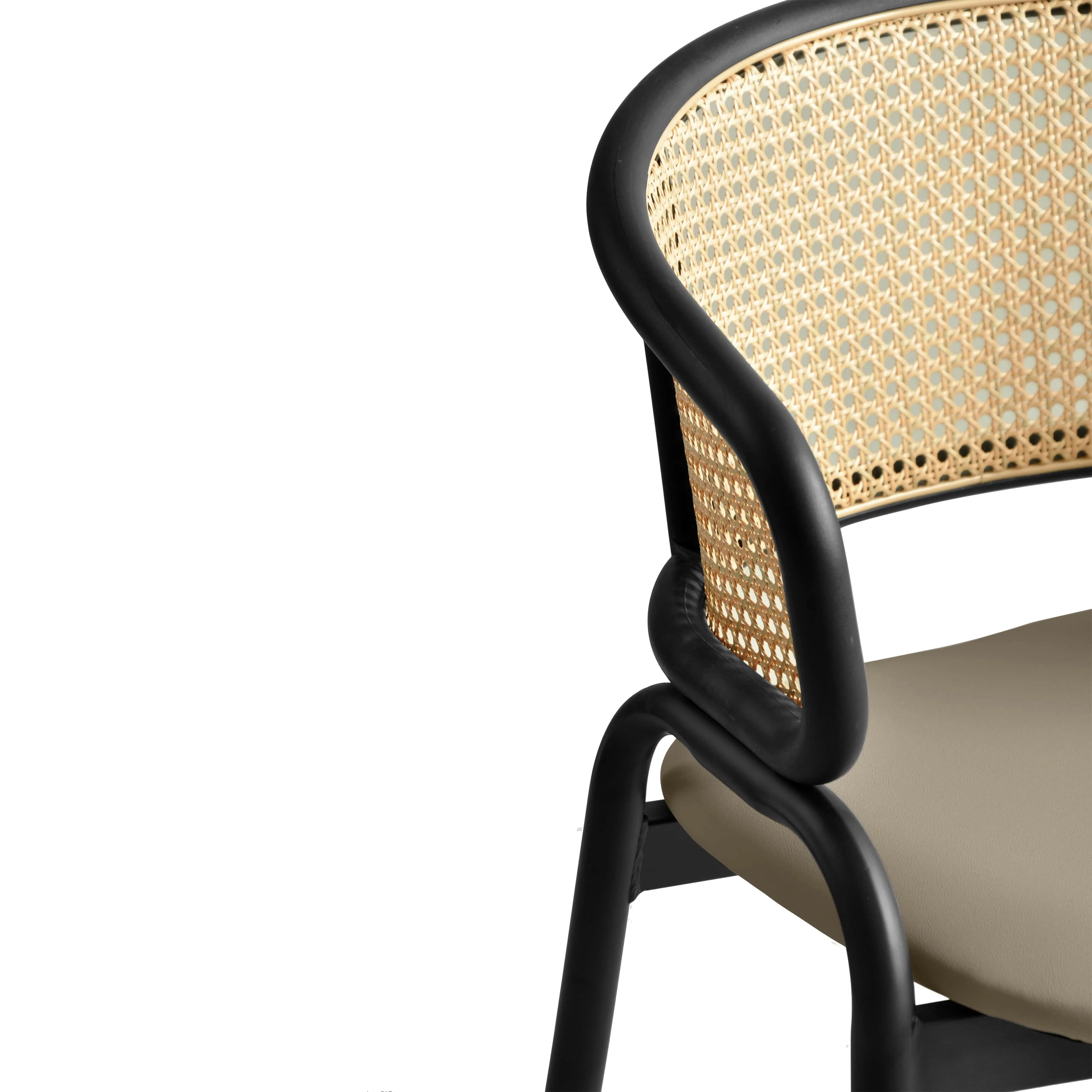 Ervilla - Dining Chair - Taupe Leather