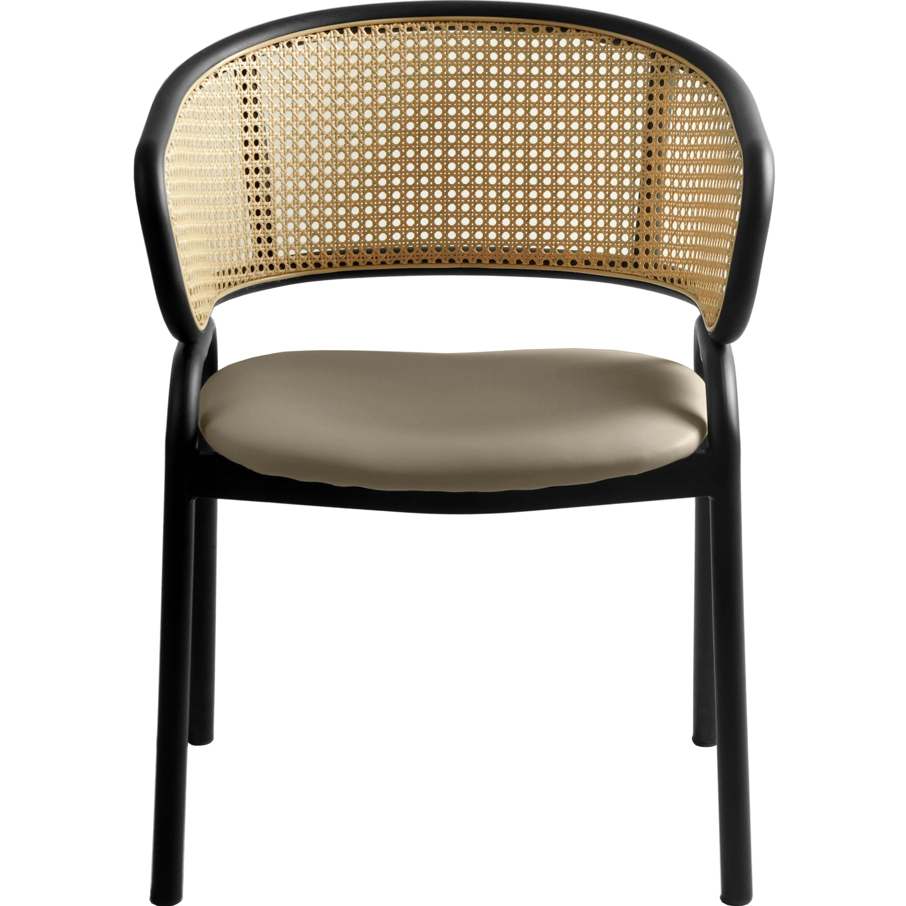 Ervilla - Dining Chair - Taupe Leather