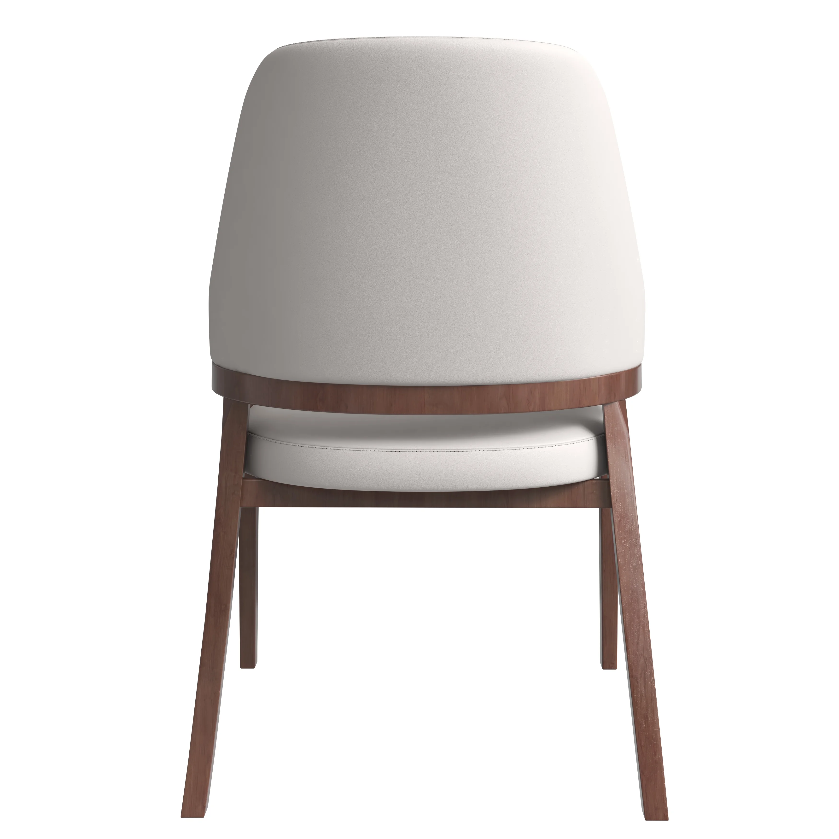 Ethora Collection Modern Wooden Dining Chair in Light Toupe