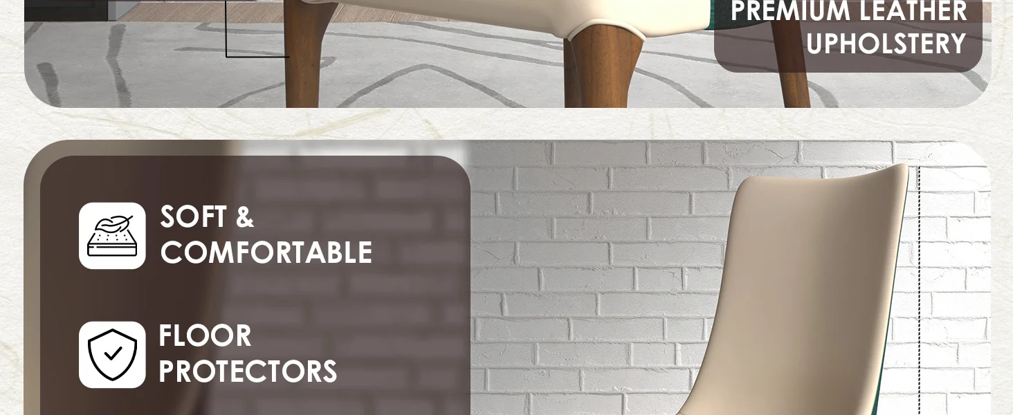 Elm Collection Modern Wooden Dining Chair In Green Velvet