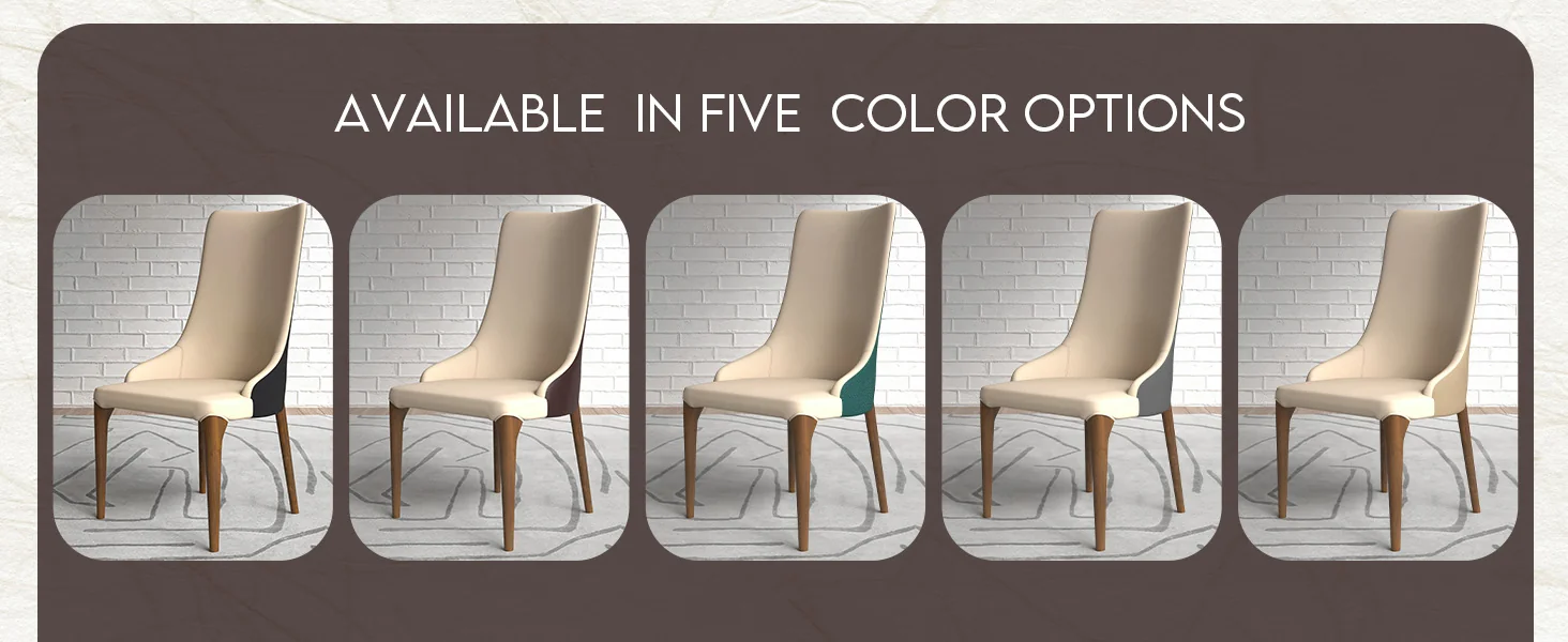 Elm Collection Modern Wooden Dining Chair In Green Velvet