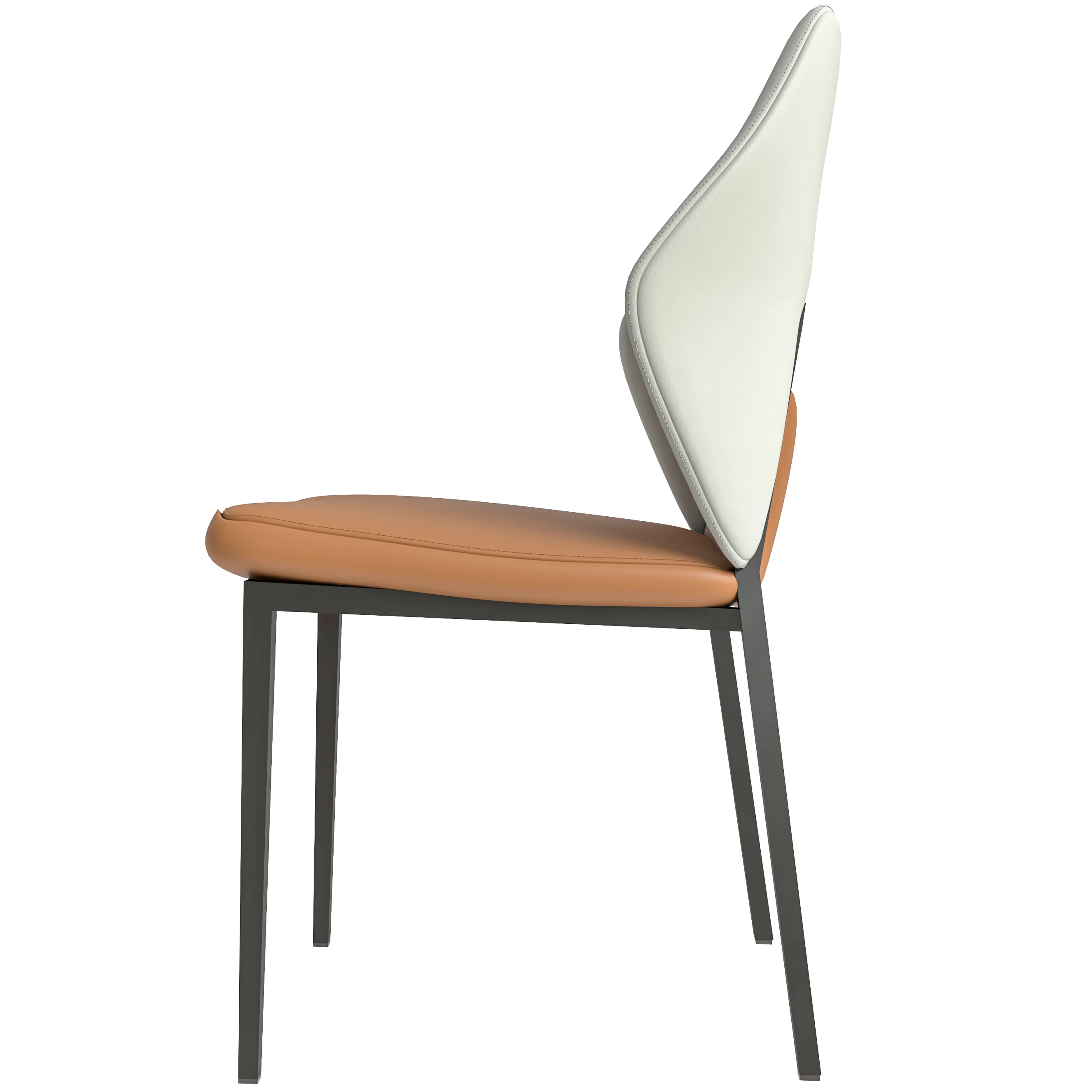 Eclat collection Modern Dining Chair in Brown