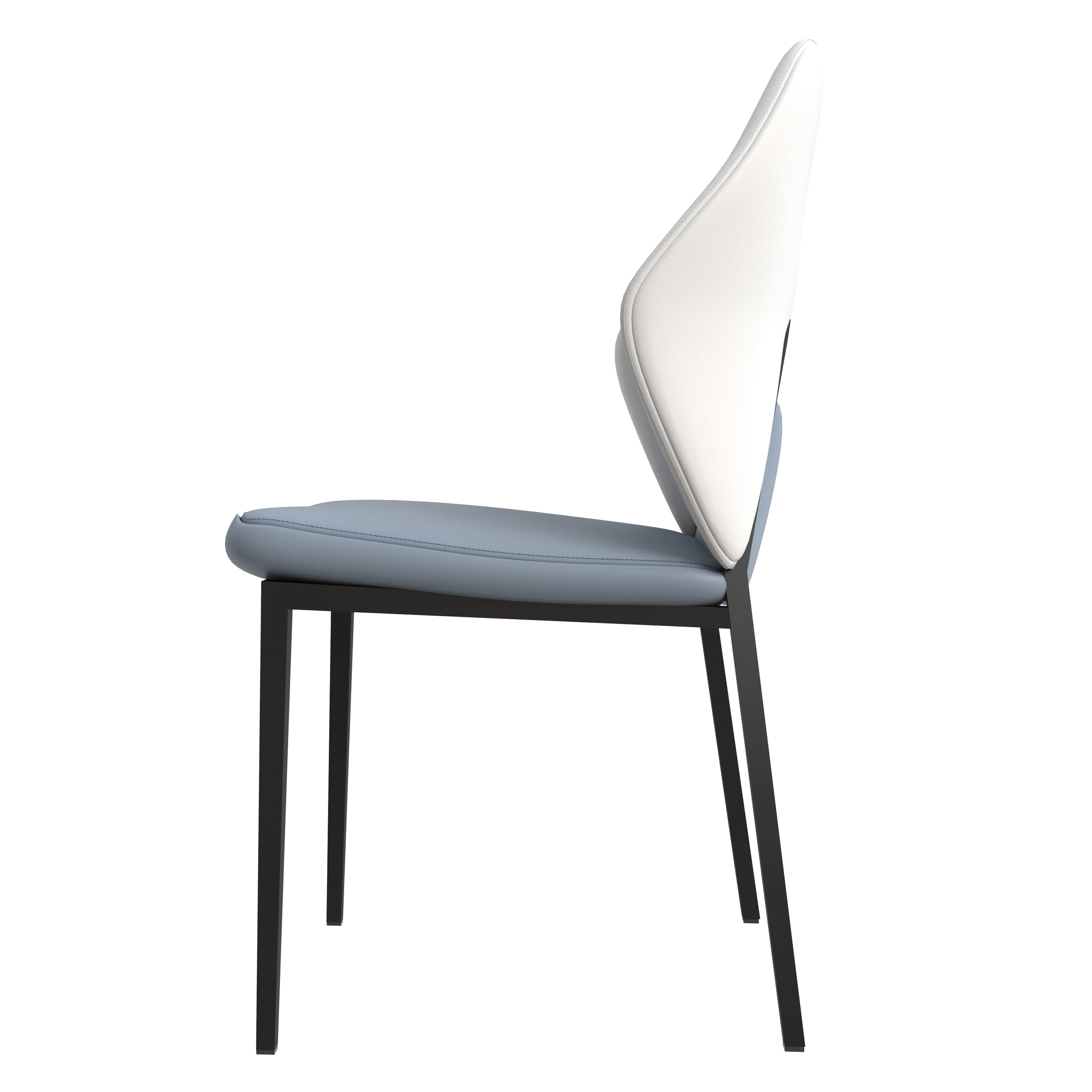 Eclat Collection Modern Dining Chair in Grey