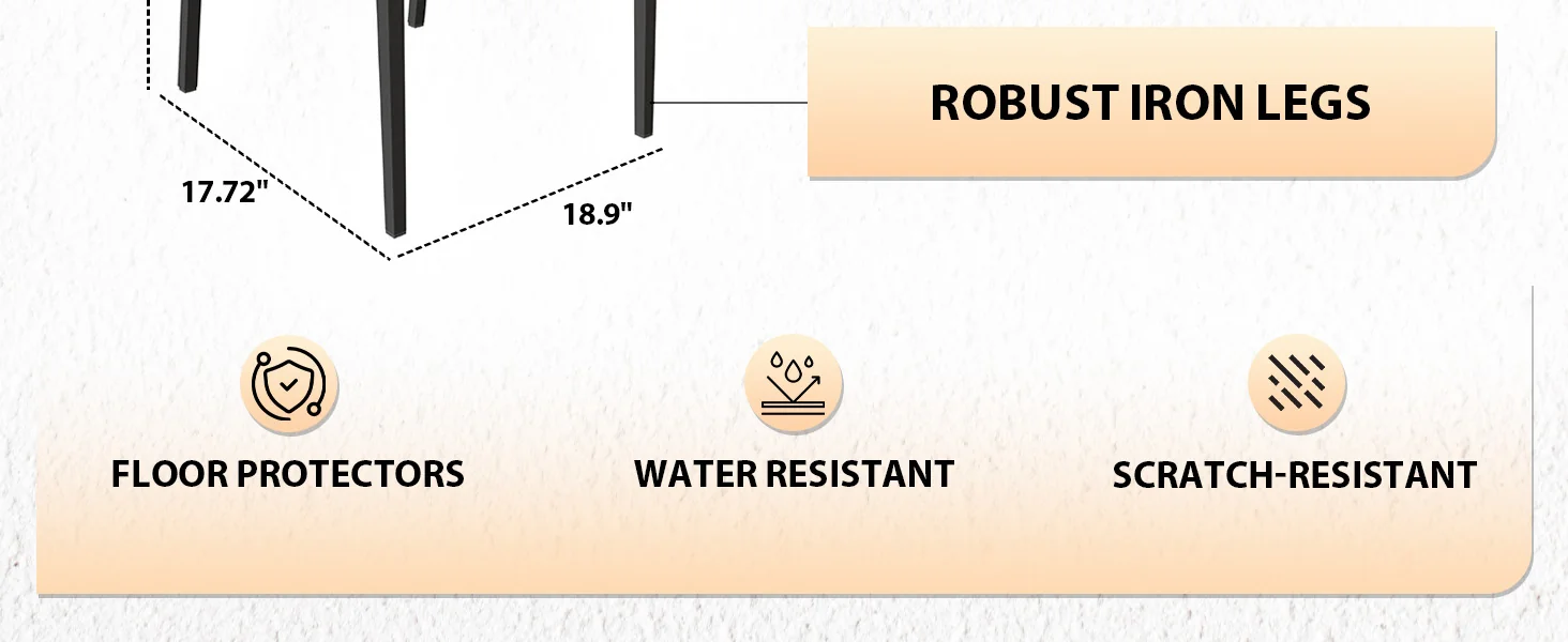 Eclat collection Modern Dining Chair in Brown