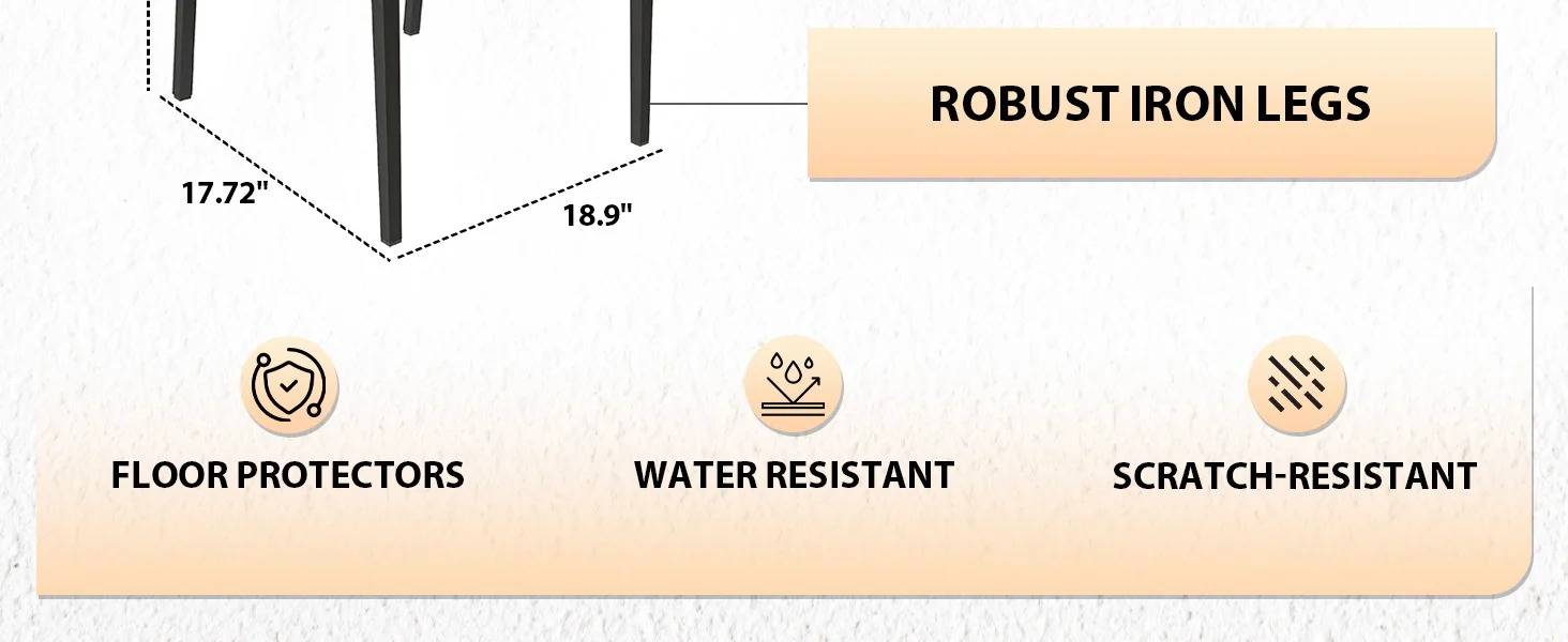 Eclat collection Modern Dining Chair in Brown