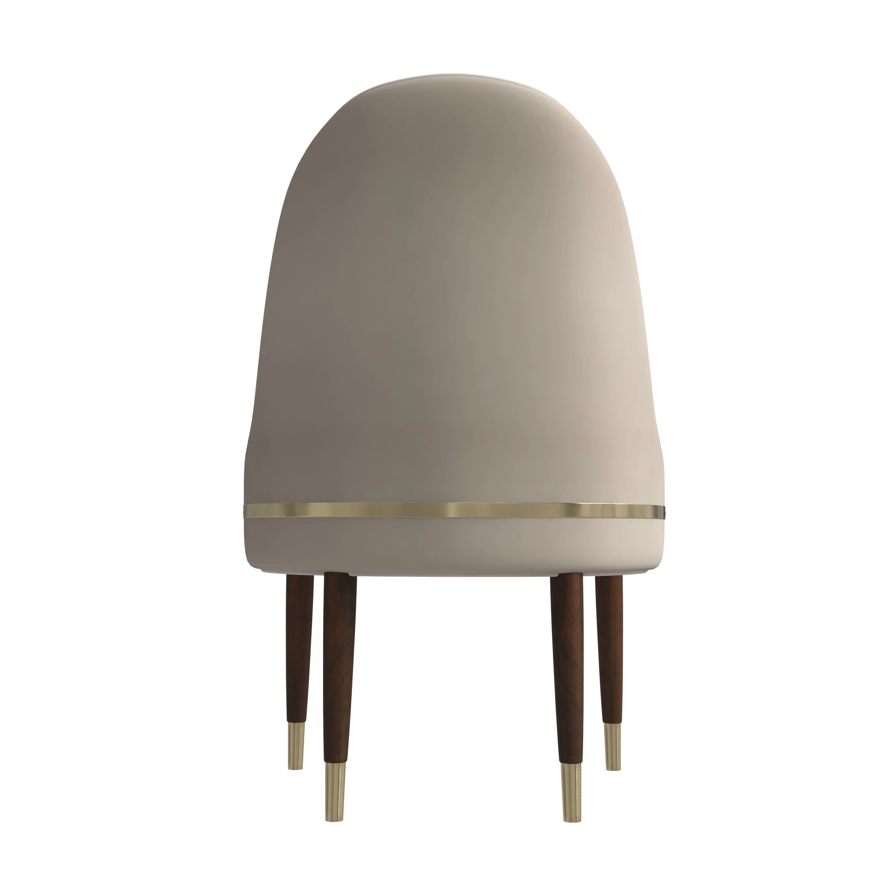 Elara Collection Wooden Dining Chair in Cream Set of 4