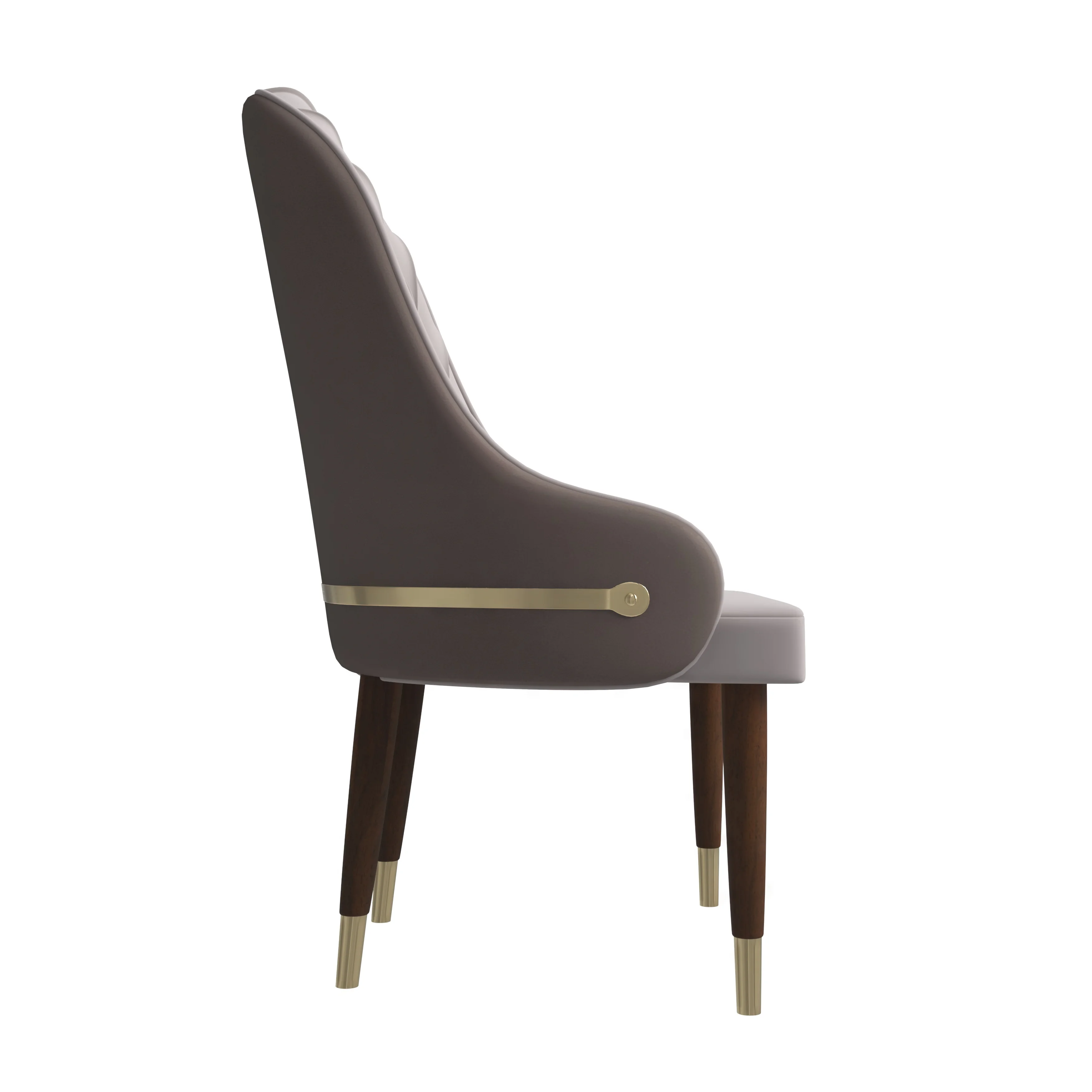 Elara Collection Wooden Dining Chair in Two-Tone Toupe