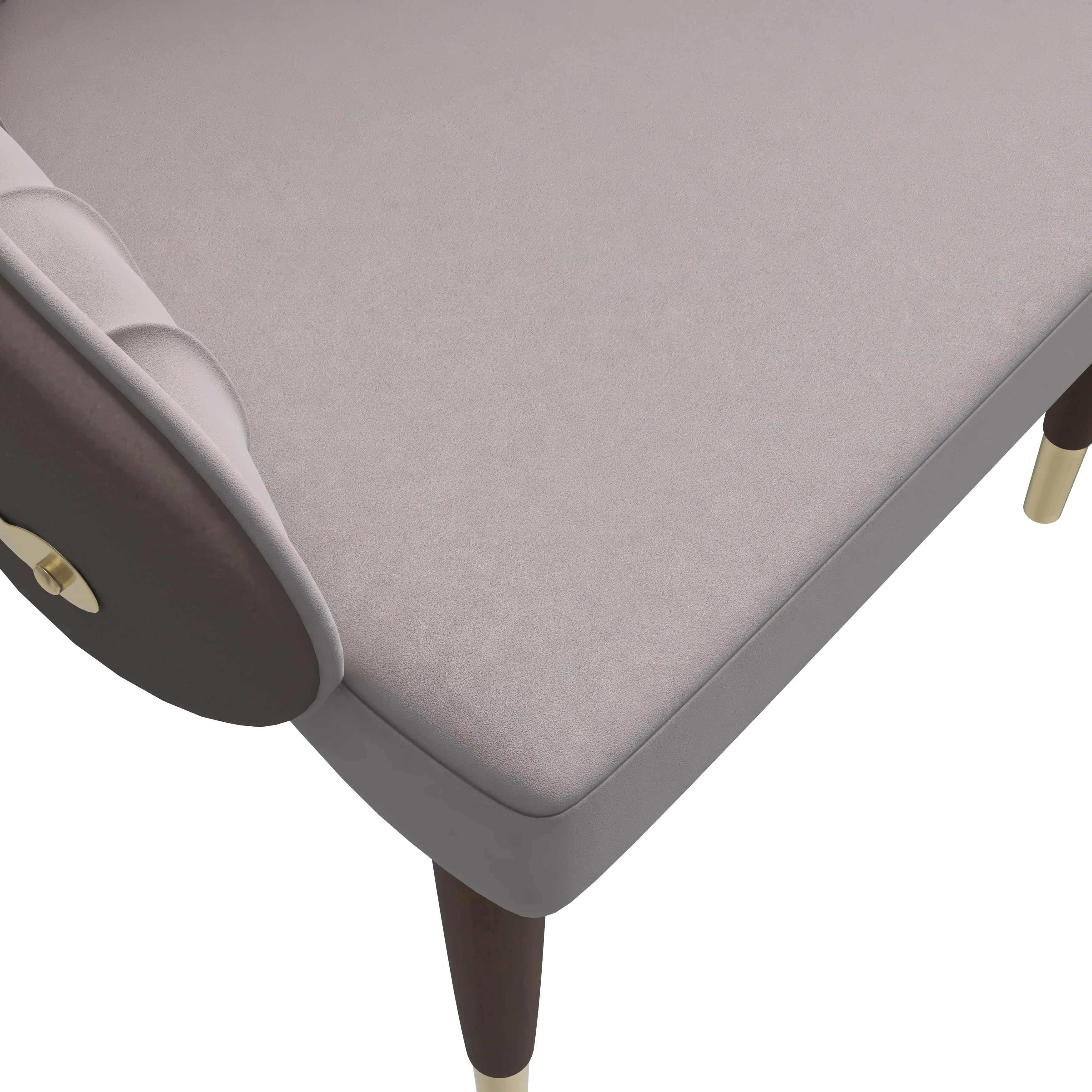 Elara Collection Wooden Dining Chair in Two-Tone Toupe Set of 2