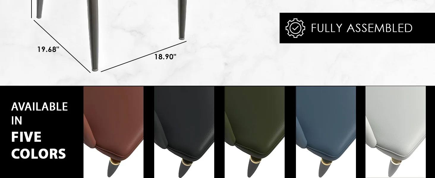 Entice Collection Modern Dining Chair Set of 2 in Grey