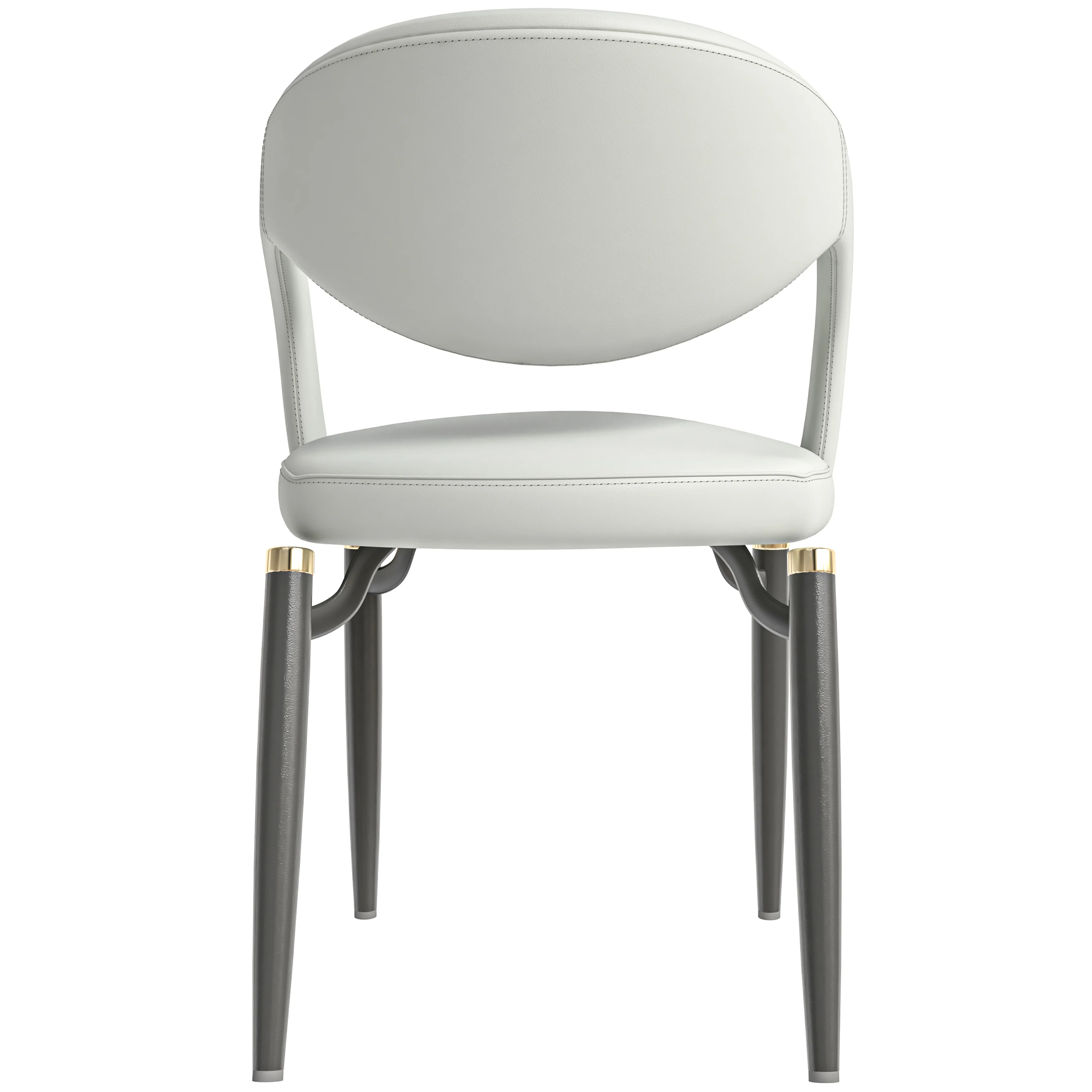 Entice Collection Modern Dining Chair in Grey