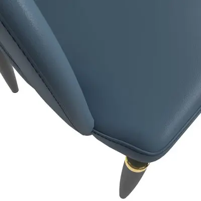 Entice Collection Modern Dining Chair in Blue