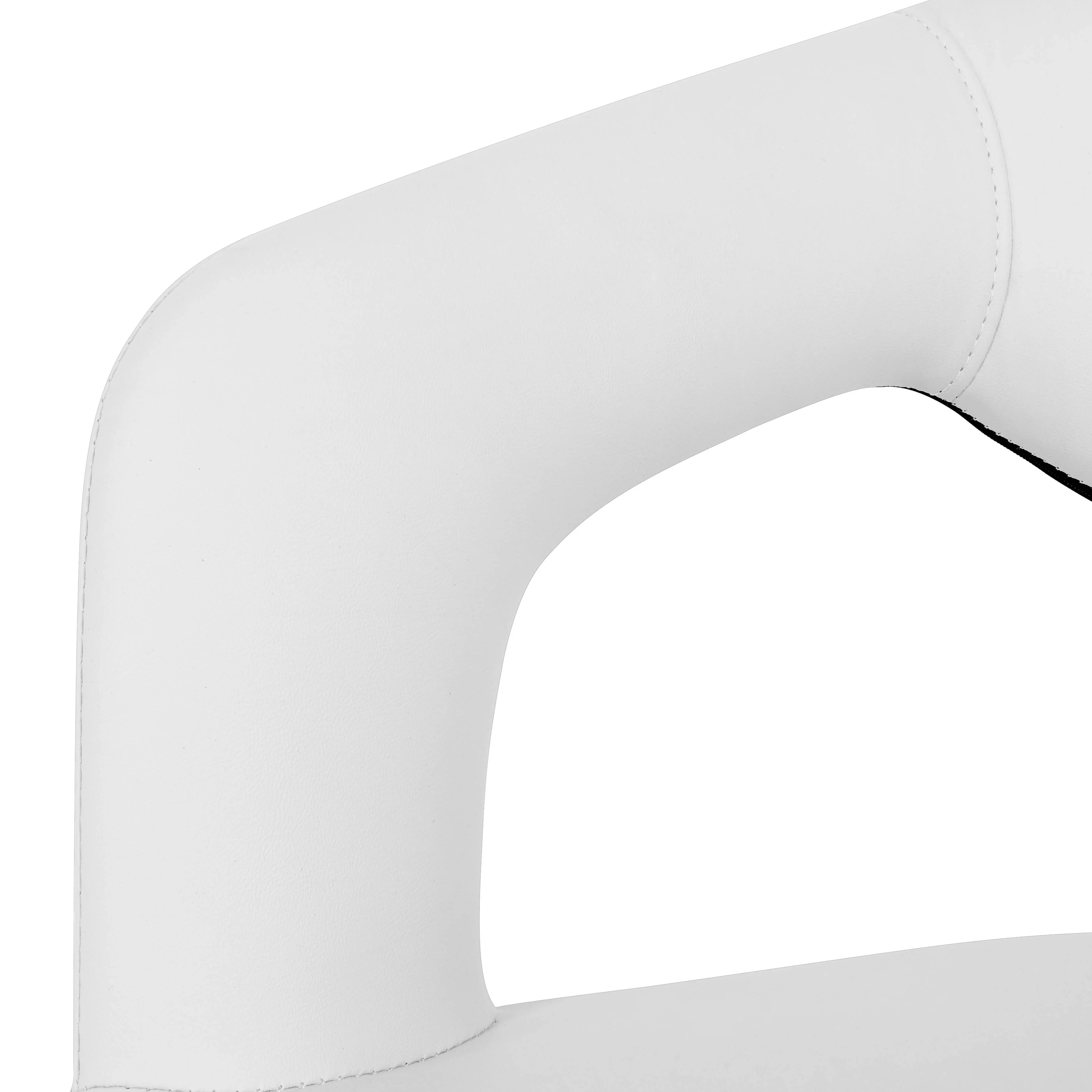 Entice Collection Modern Dining Chair Set of 4 in White