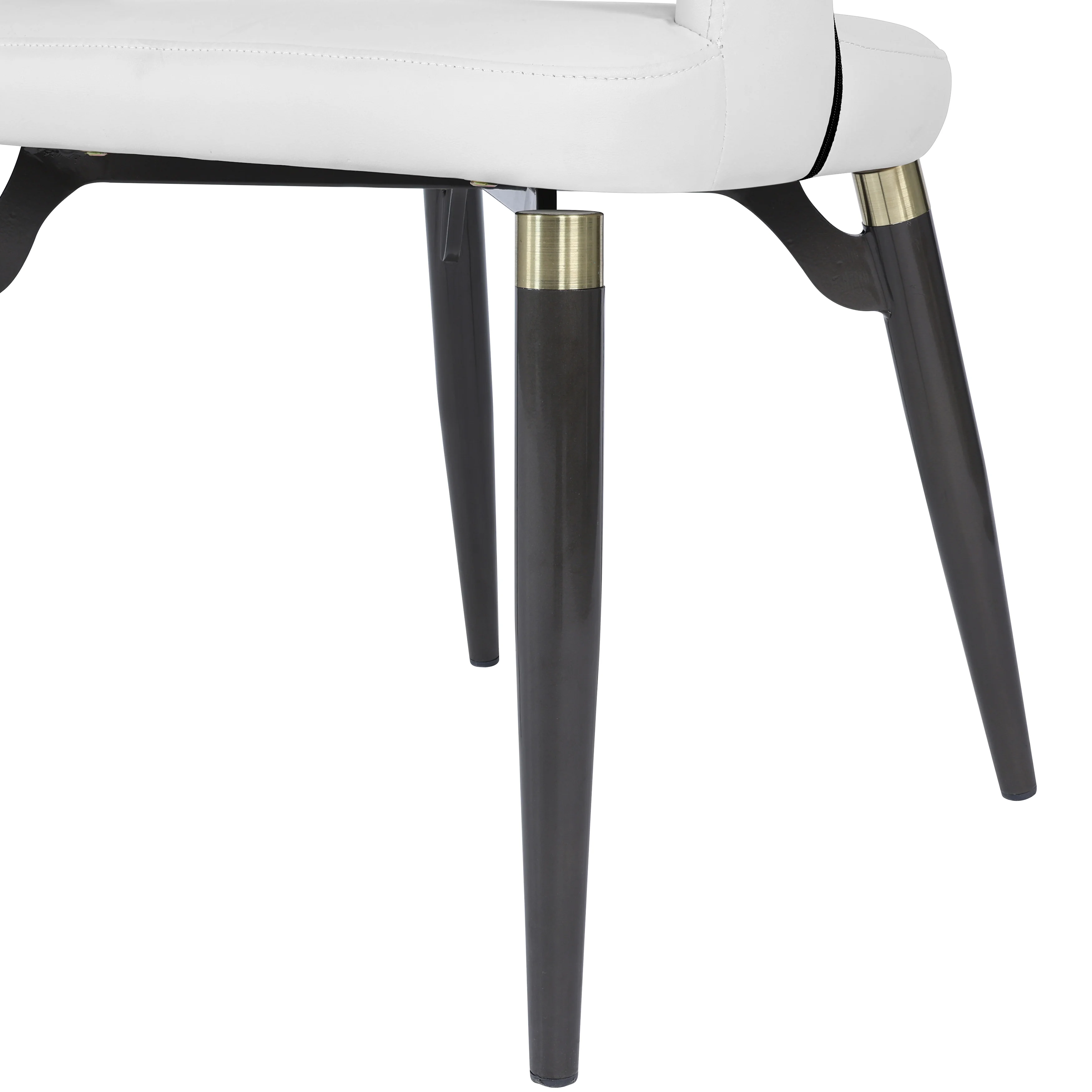 Entice Collection Modern Dining Chair in White